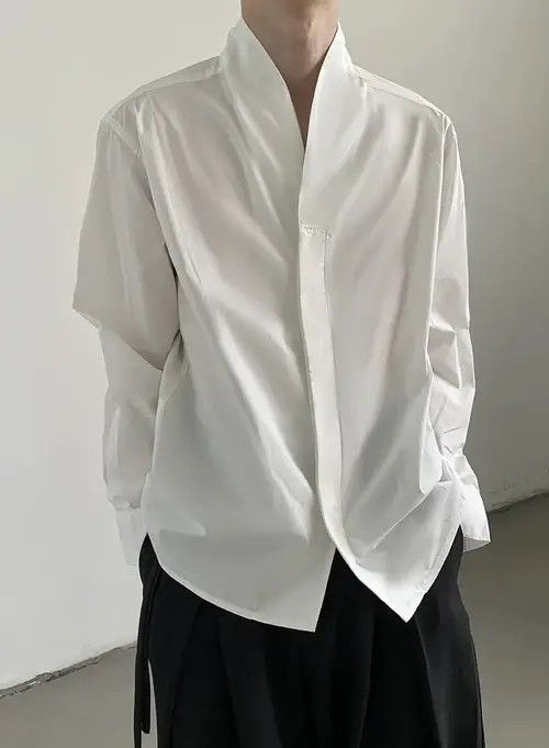 Japanese Brand Kahori x Egawa Korean fashion retro cleanfit shirt Size US M / EU 48-50 / 2 - 7 Thumbnail