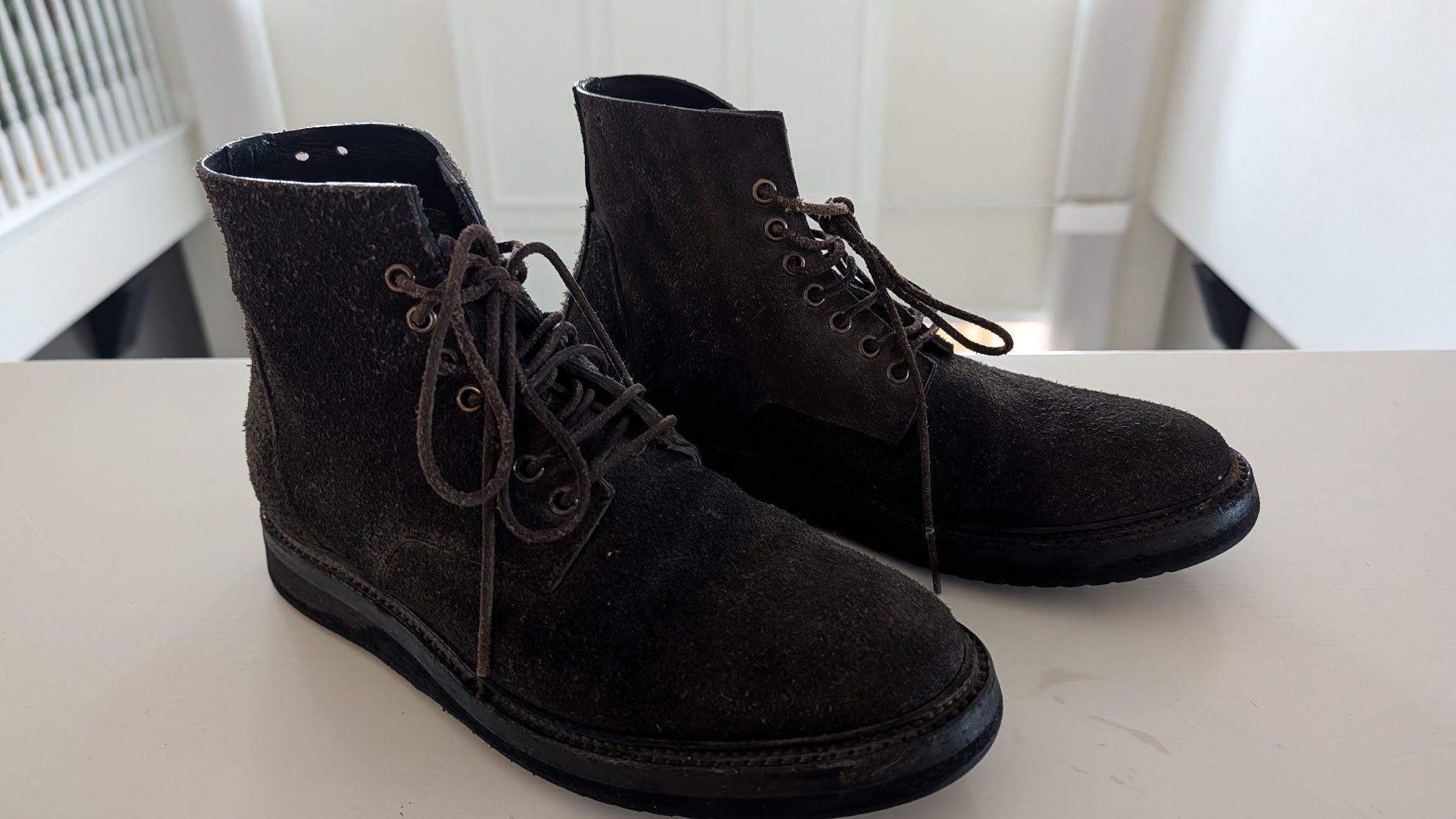 Rick Owens Chukka Slim Creeper Sole Faded Black Size US 8 / EU 41 - 3 Thumbnail