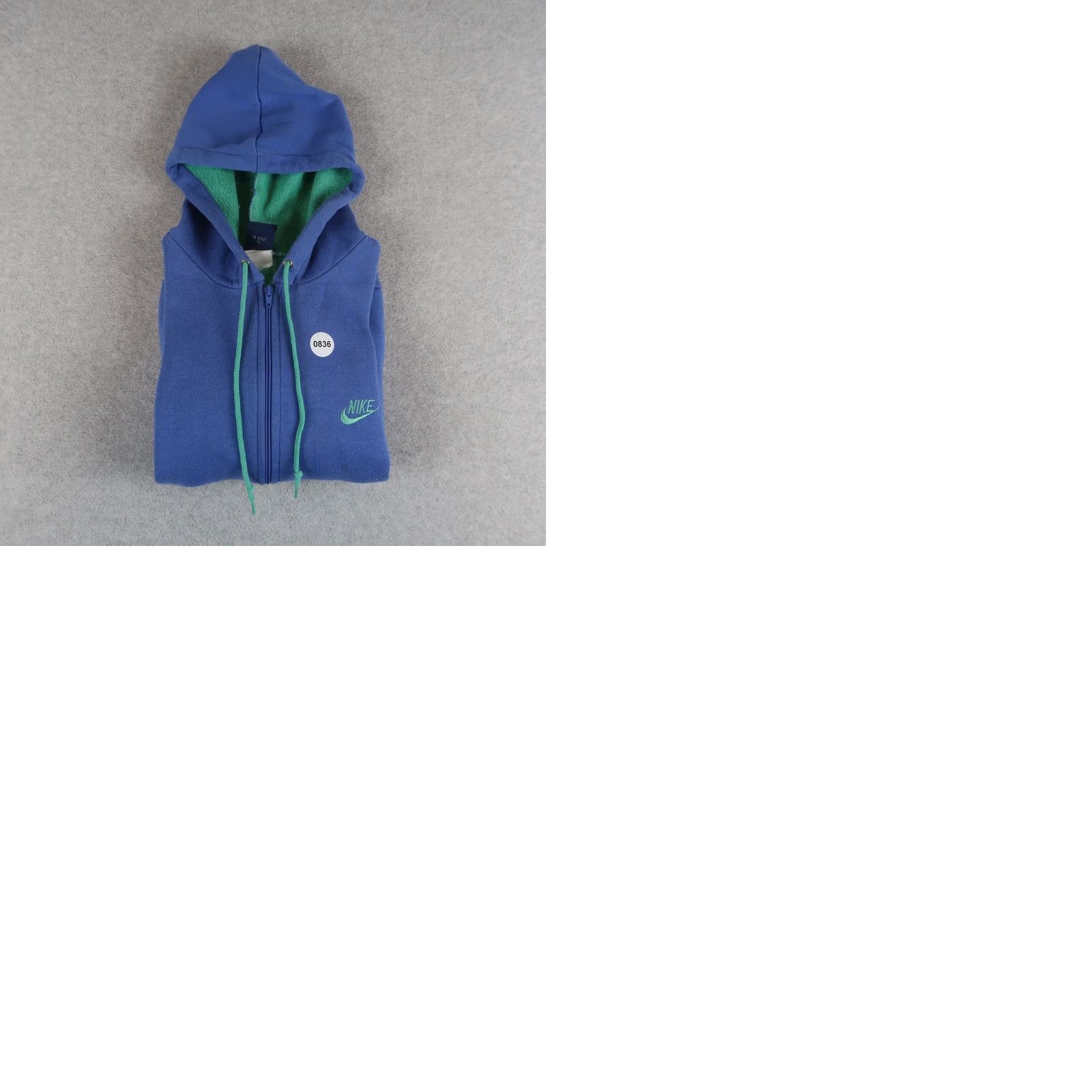 Nike Vintage Nike Full Zip Hoodie Sweatshirt Blue Women L Large Jacket Size L / US 10 / IT 46 - 9 Thumbnail