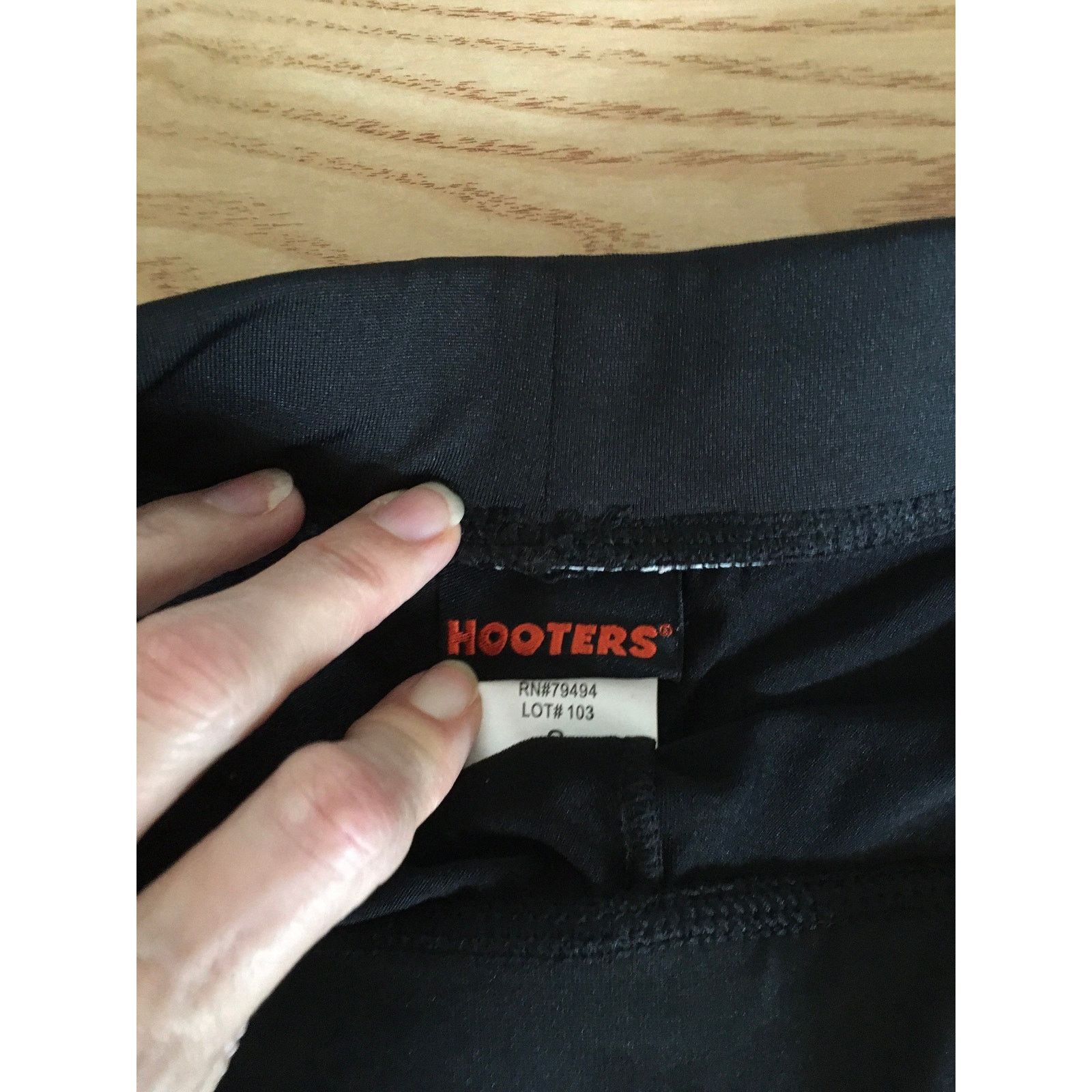 Other New Rare Sexy Hooters Girl Uniform Black Shorts Stretchy Xxs Size 24" / US 00 / IT 34 - 9 Thumbnail