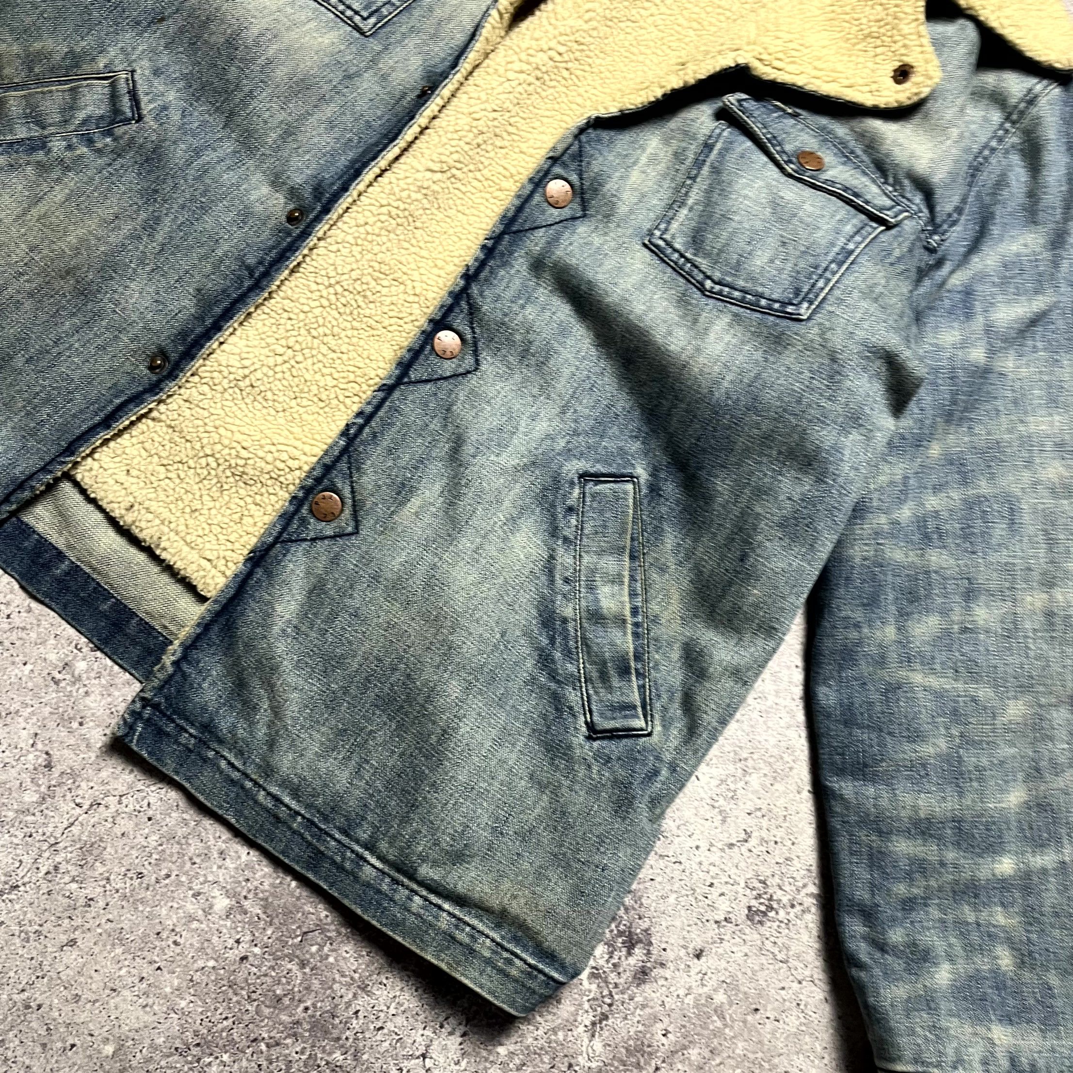 Pepe Jeans Pepe Jeans Sherpa Denim Washed Blue Trucker Jacket Size M Size US M / EU 48-50 / 2 - 3 Thumbnail