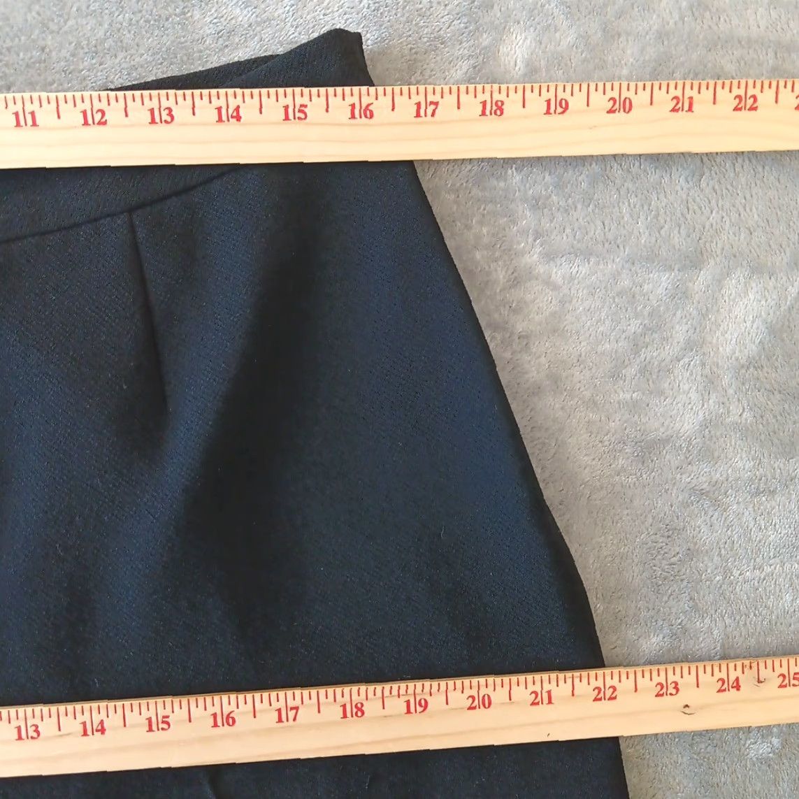 Kasper Kasper Dress Pants Womens 14 Black Lined Side Zip 32x28.5 High Rise Straight Front Size 36" / US 14 / IT 50 - 3 Thumbnail
