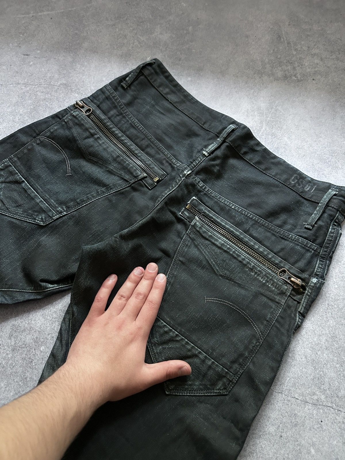 G-Star G-Star Raw NEW RILEY 3D LOOSE TAPERED Biker jeans Size US 34 / EU 50 - 6 Thumbnail