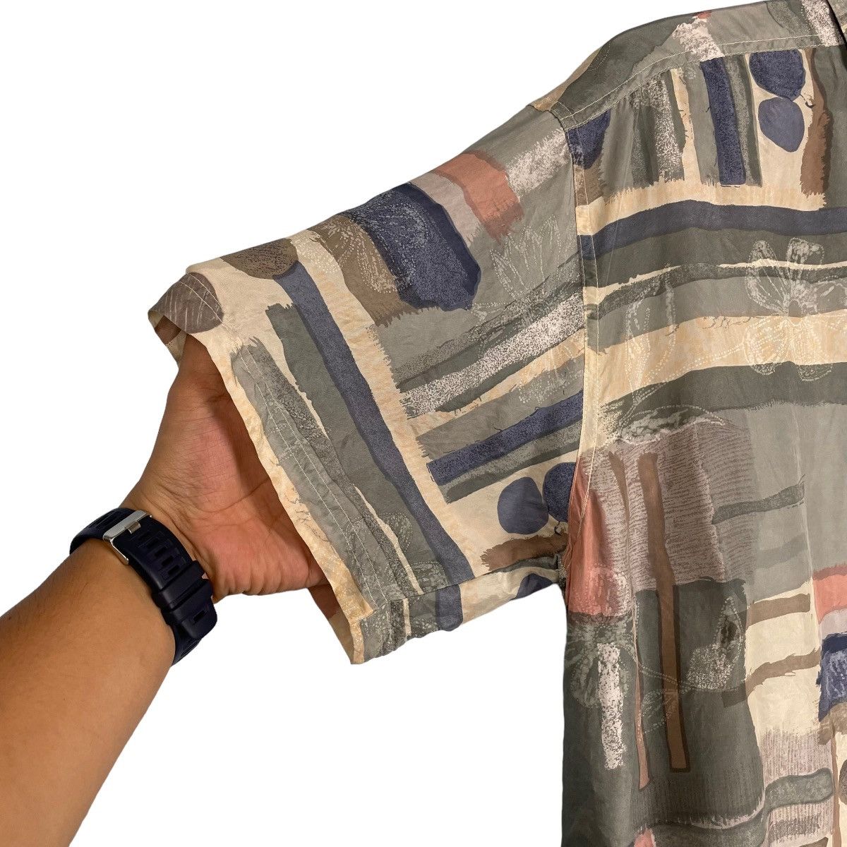 Designer Vintage Spring Italy Silk Shirt Size US S / EU 44-46 / 1 - 6 Thumbnail