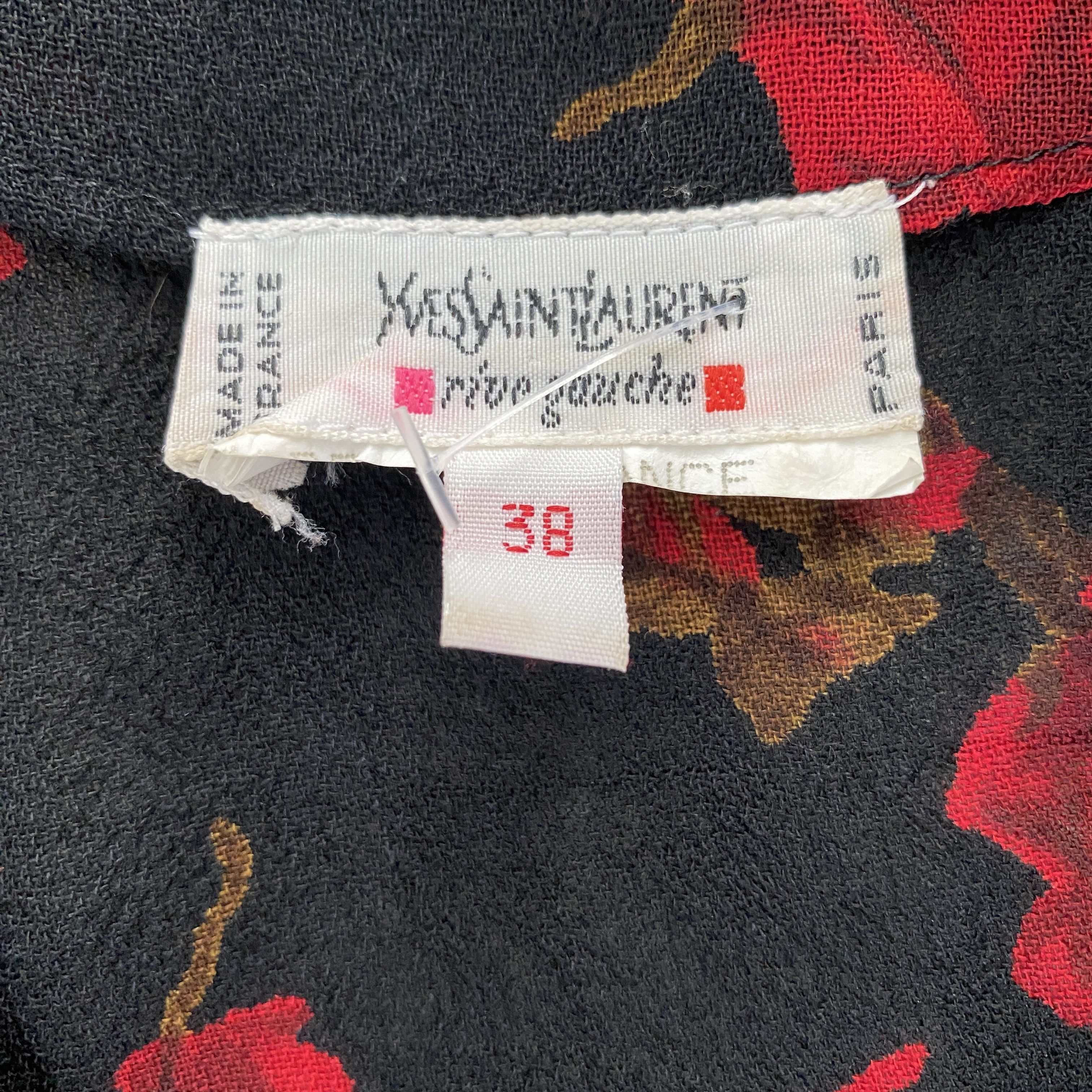 Saint Laurent Paris × Yves Saint Laurent Vintage Yves Saint Laurent Paris Blouse Size XS / US 0-2 / IT 36-38 - 4 Thumbnail