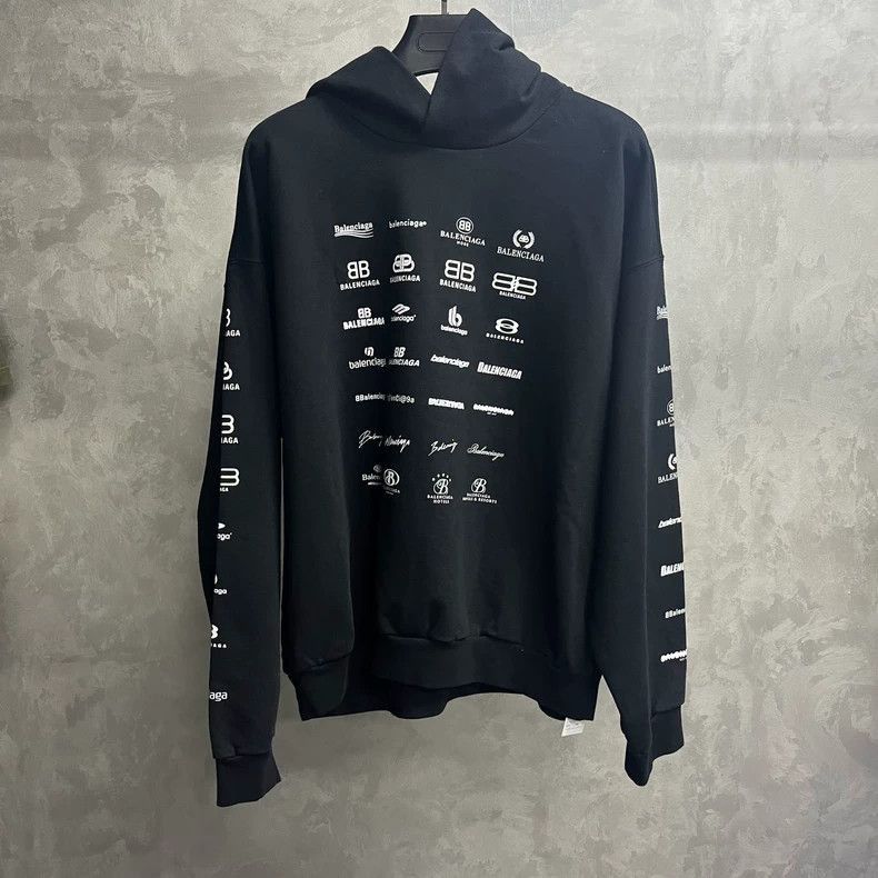 Balenciaga Balenciaga latest black letter logo printed long sleeved sh Size US M / EU 48-50 / 2 - 1 Thumbnail