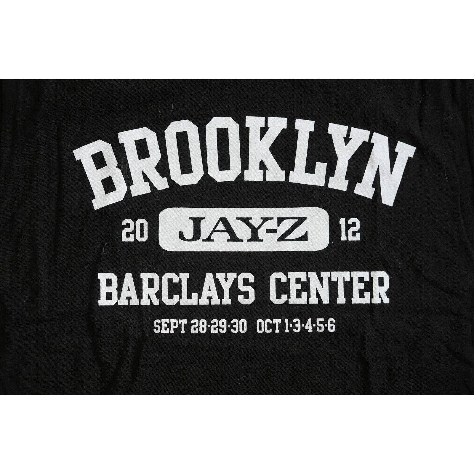 Jay-Z Vintage 2012 Jay-Z Barclays Center Concert Tee Large Black Size US L / EU 52-54 / 3 - 2 Thumbnail