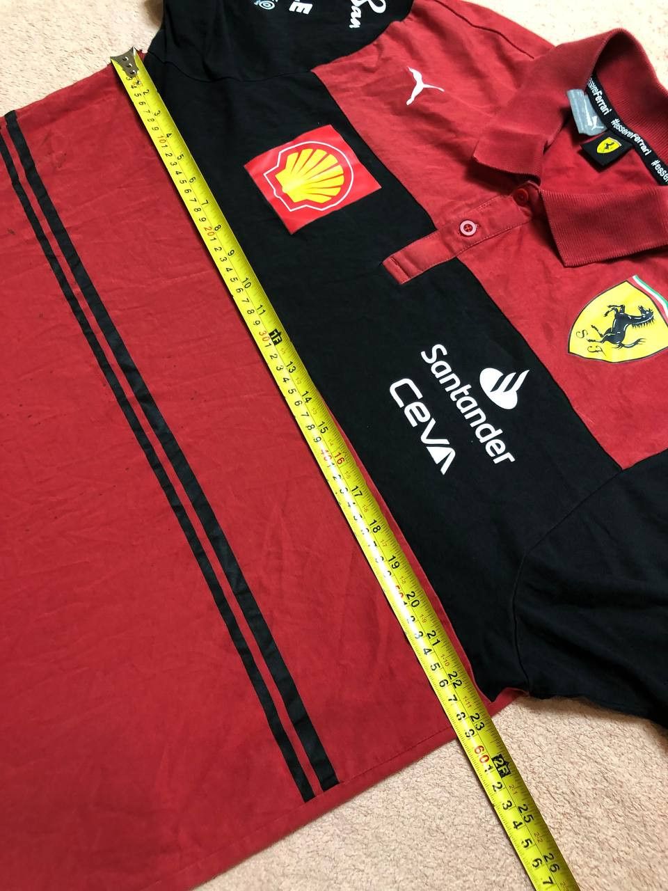 Ferrari × Puma Scuderia Ferrari Racing Team Men Puma Polo Shirt Jersey 2022 Size US XL / EU 56 / 4 - 14 Thumbnail
