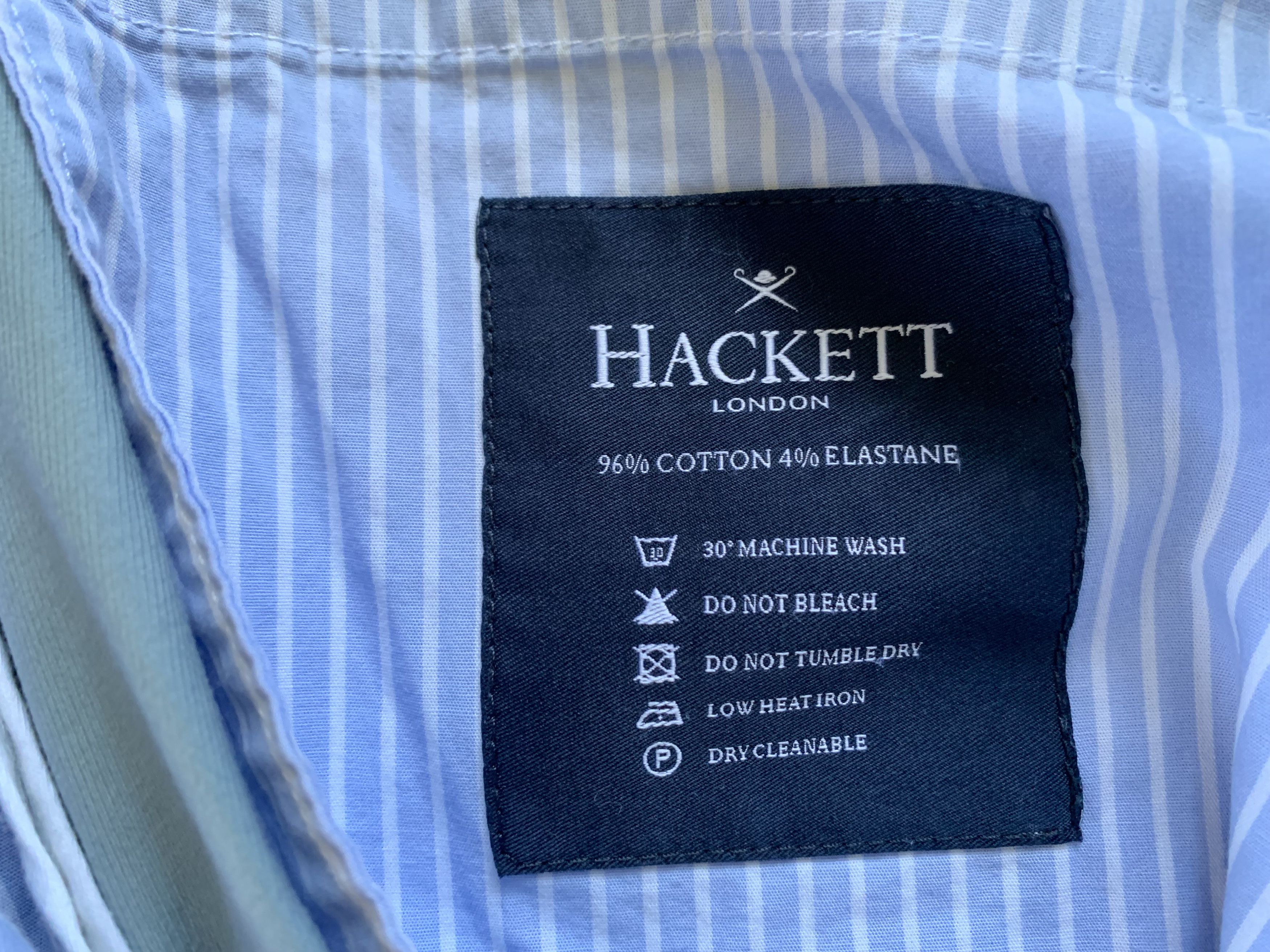 Designer × Hackett Hackett London Kensington Slim Men's Cotton Chino Pants Size US 32 / EU 48 - 9 Thumbnail