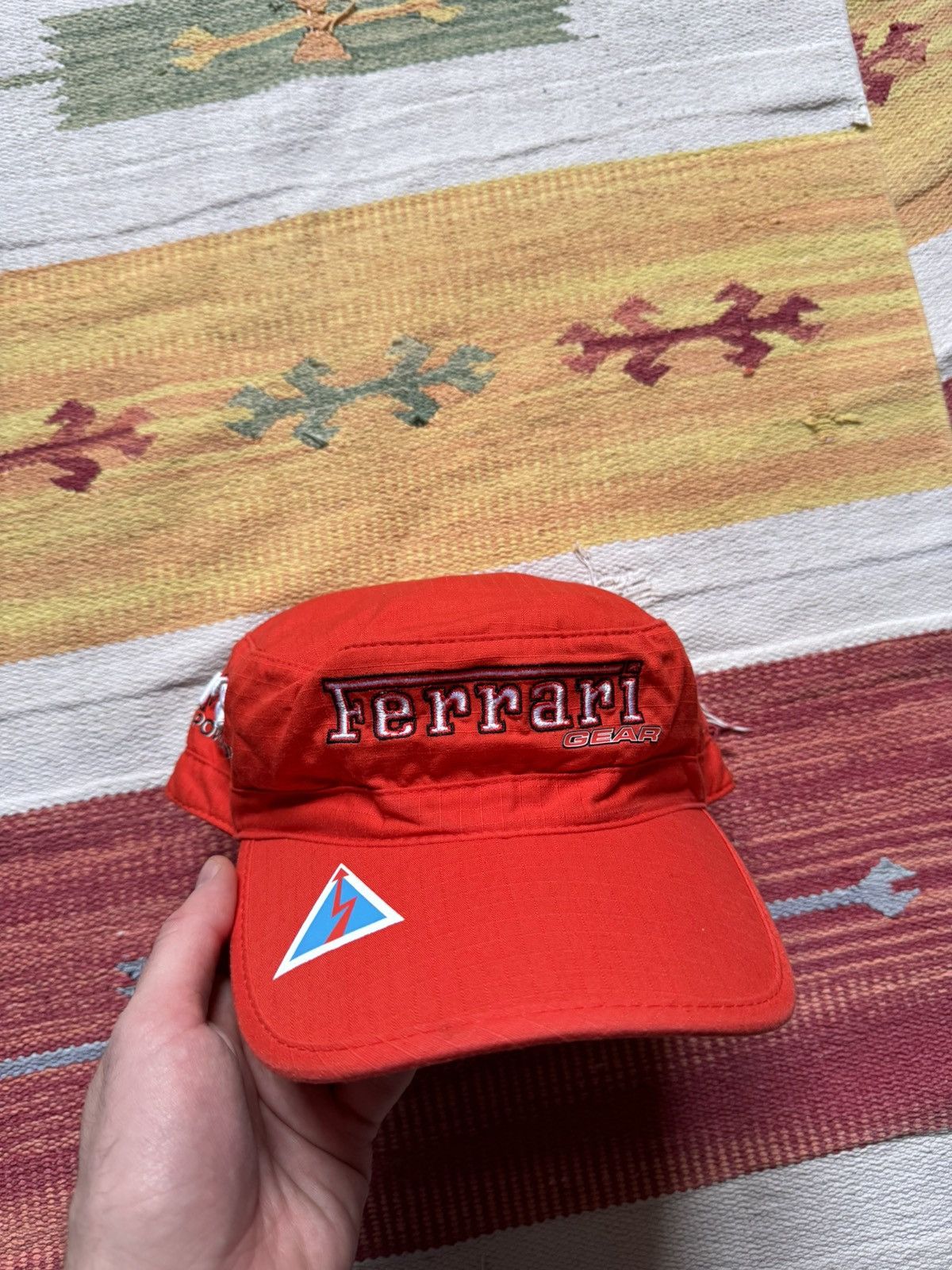 Vintage Vintage 90-00’s Ferrari Formula 1 Red Racing Hat Size ONE SIZE - 2 Thumbnail