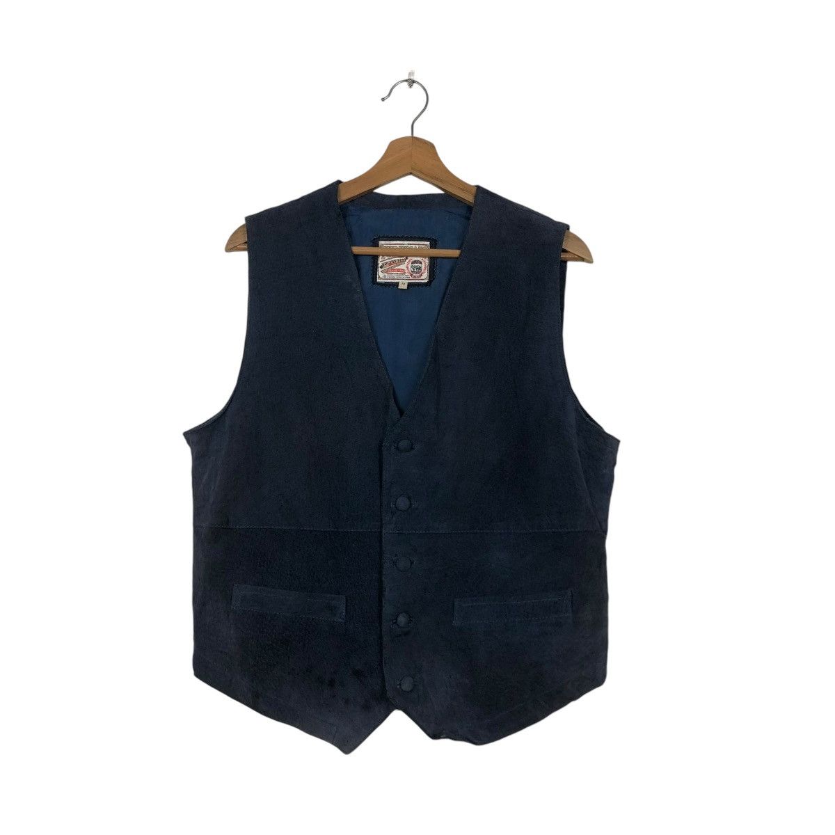 Genuine Leather 🔥VINTAGE BIKER VEST UTILITY GENUINE LEATHER TURKY BEAR Size US M / EU 48-50 / 2 - 3 Thumbnail