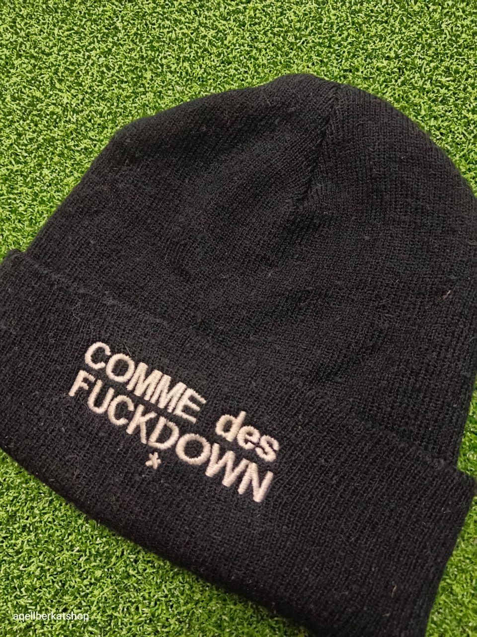 Comme Des Fuck Down Comme Des Fuck Down Embroidered Beanie Size ONE SIZE - 4 Thumbnail