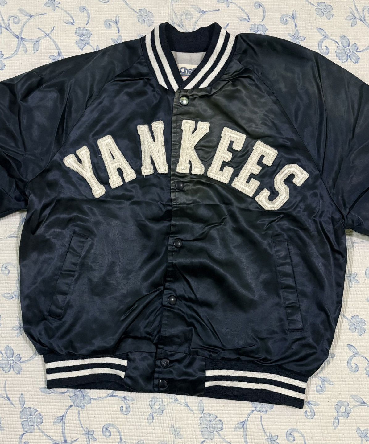 Chalk Line Chalk Line New York Yankess Bomber Sun Fadded Jacket Size US L / EU 52-54 / 3 - 4 Thumbnail