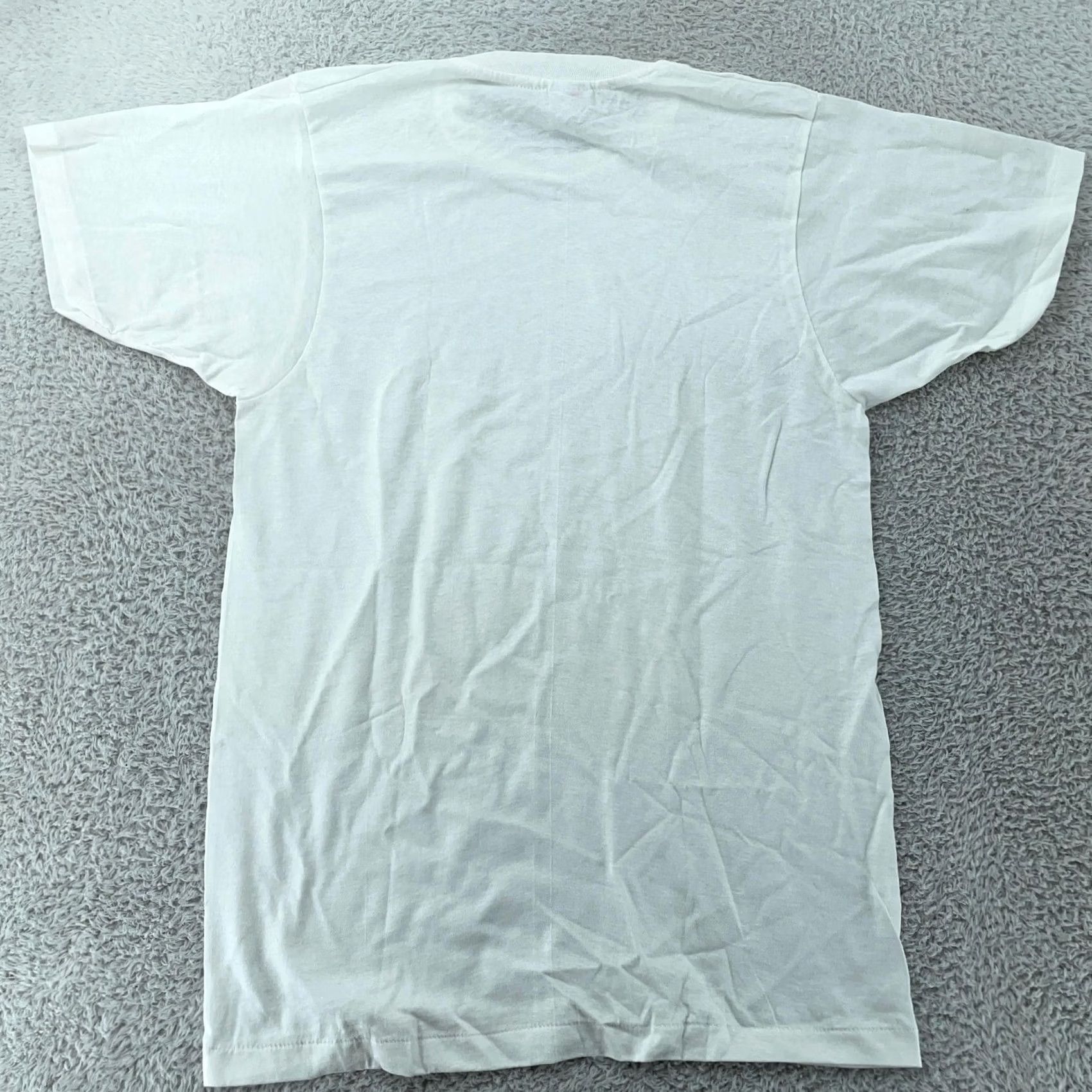 Hanes Vtg Hanes White Shirt Mens S Crewneck Short Sleeve Cotton Tee Size US S / EU 44-46 / 1 - 4 Thumbnail