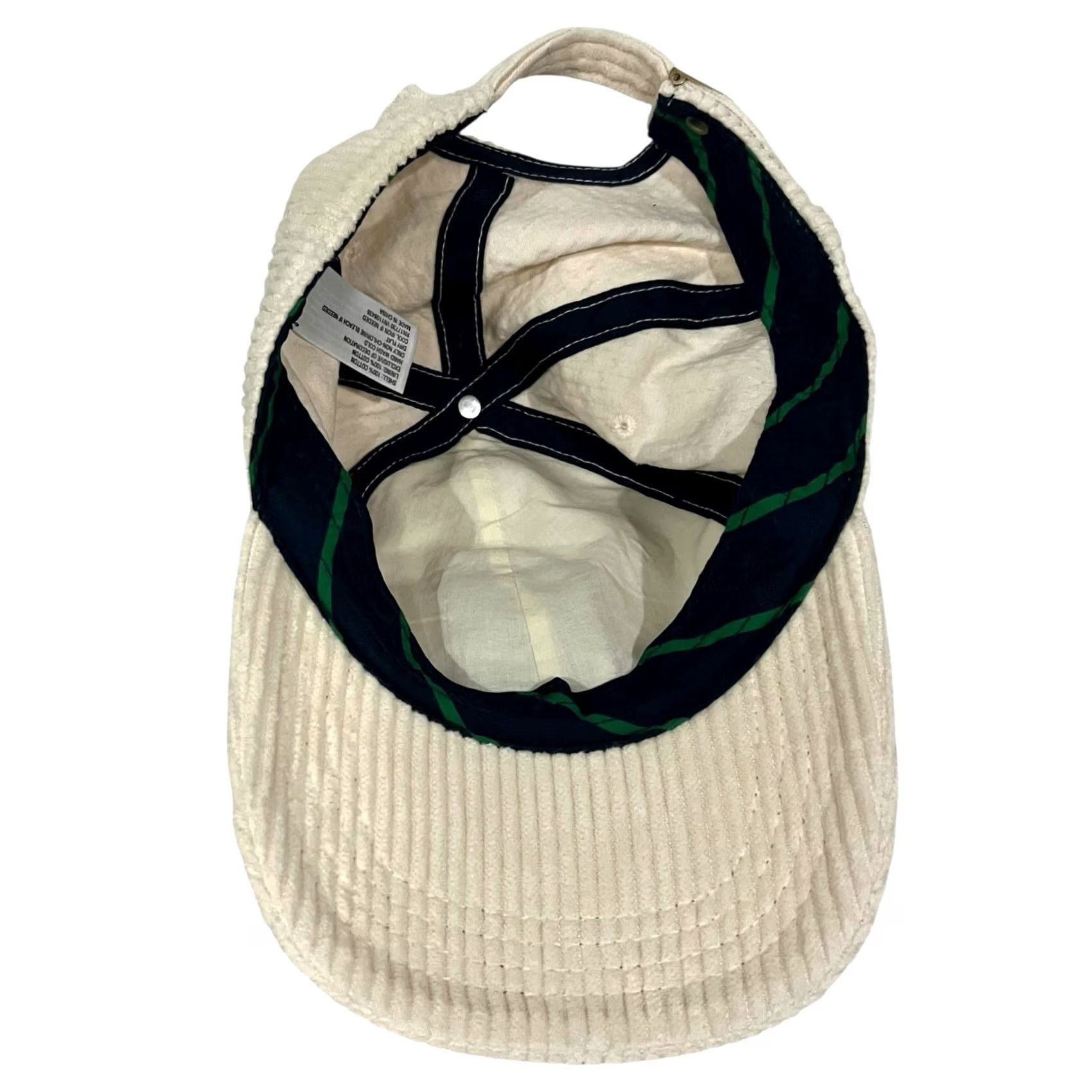 Rowing Blazers Rowing Blazers Corduroy Hat Cap A Club For Everyone Patch Ivory Cream Preppy Size 44L - 7 Thumbnail