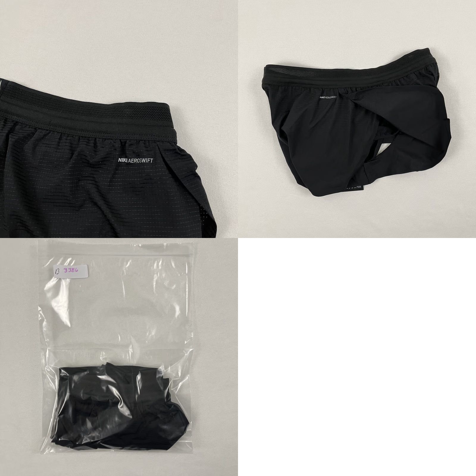 Nike Nike AeroSwift Shorts Men Large x 2" Lined Active Running Black AQ5257-010 Size US 33 - 9 Thumbnail