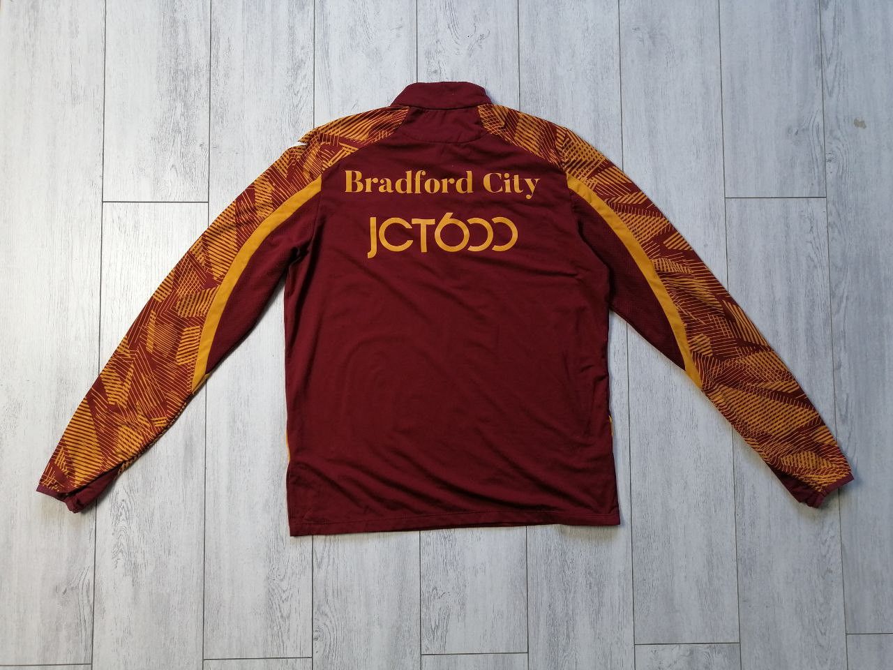 Macron Macron Bradford City 1/4 Zip Sweatshirt Size S Size US S / EU 44-46 / 1 - 4 Thumbnail