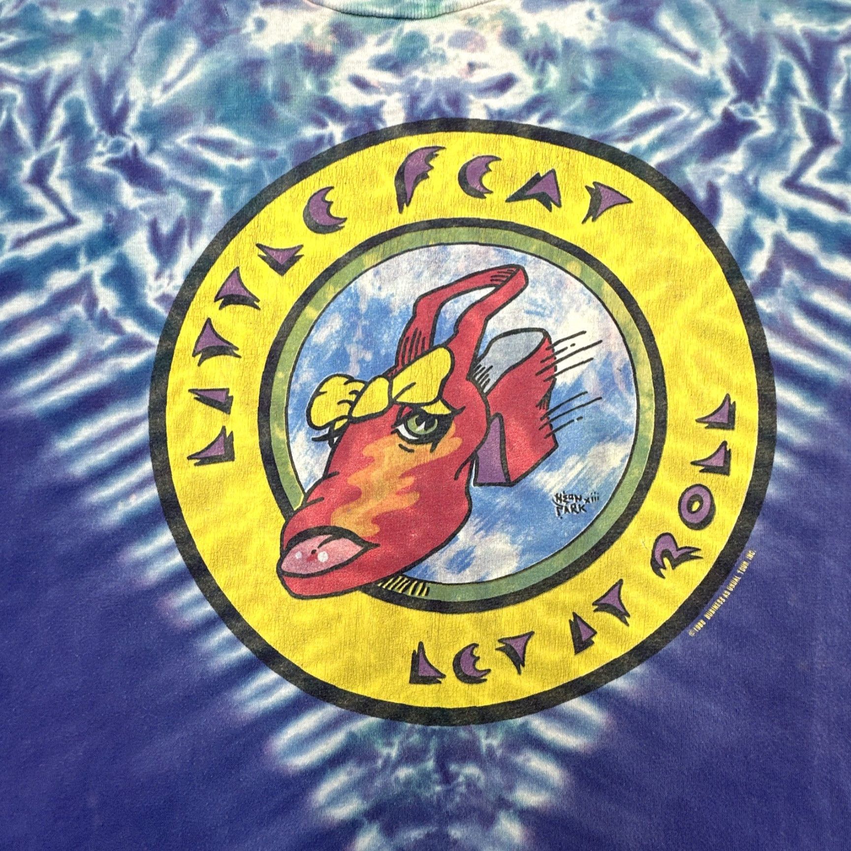 Vintage VINTAGE Little Feat T-Shirt Band Tour 1988 XL White Stedman USA Screen Stars Shirt Mens Size US XL / EU 56 / 4 - 4 Thumbnail