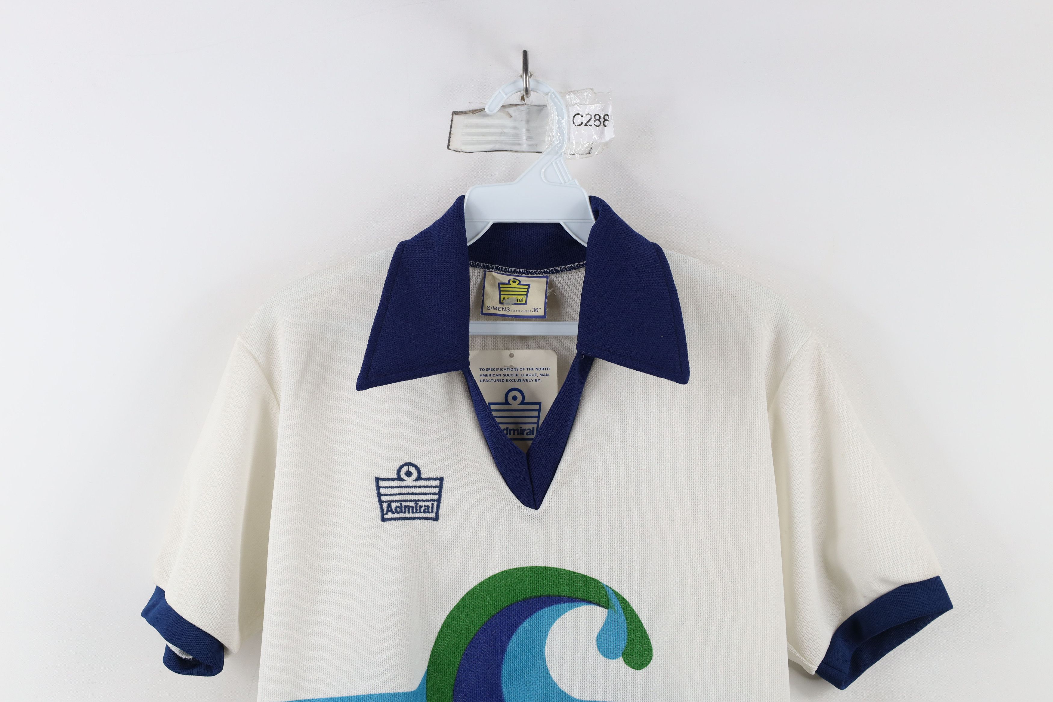 Vintage Deadstock Vintage 70s California Soccer Jersey White USA Size US S / EU 44-46 / 1 - 2 Thumbnail