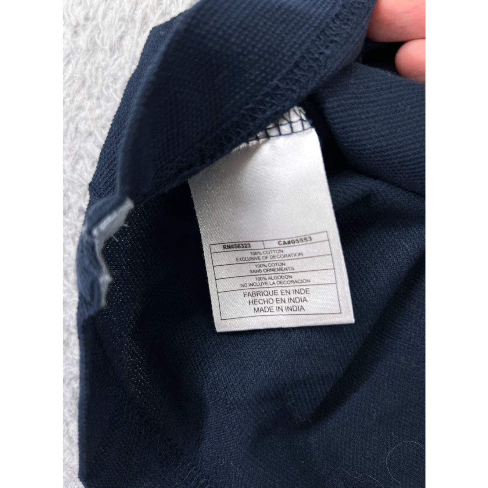 Nike VINTAGE Nike Polo Shirt Mens Large Blue White Stripe Golf Golfer 100% Cotton Outdoor Shirt Mens Large Blue White Stripe Golf USA 90s Size US L / EU 52-54 / 3 - 4 Thumbnail
