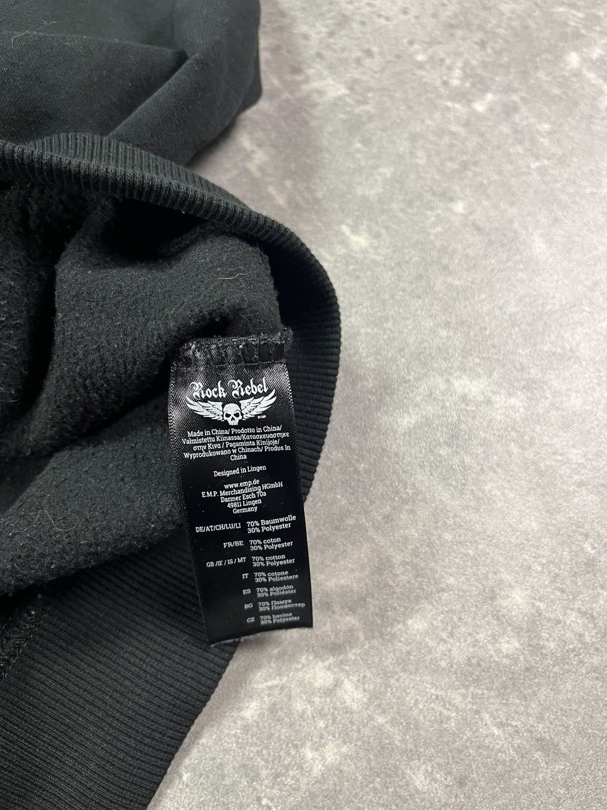 Japanese Brand Rock Rebel Printed Zip Hoodie XL Metal Affliction Rare Size US XL / EU 56 / 4 - 13 Thumbnail