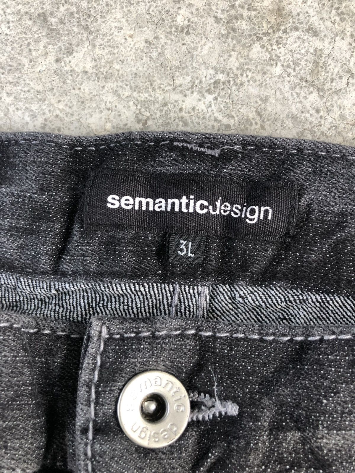 semanticdesign Japanese Semantic Design Distressed Jeans Size US 34 / EU 50 - 18 Thumbnail