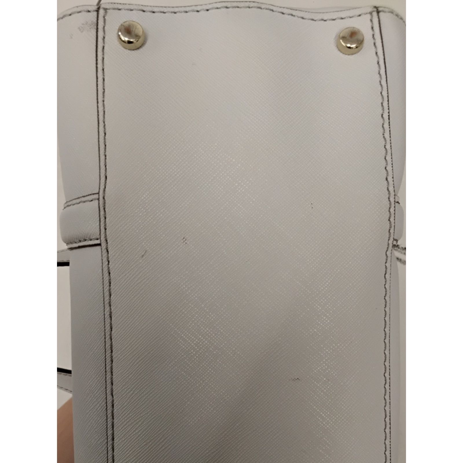 Kate Spade Kate Spade Dome Handbag Gray Pebbled Leather Purse Crossbody Size ONE SIZE - 16 Thumbnail