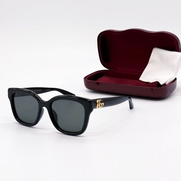 Gucci NEW GUCCI SUNGLASSES BLACK WOMEN EYEWEAR GUCCI GG1830SK 001 Size ONE SIZE - 2 Thumbnail