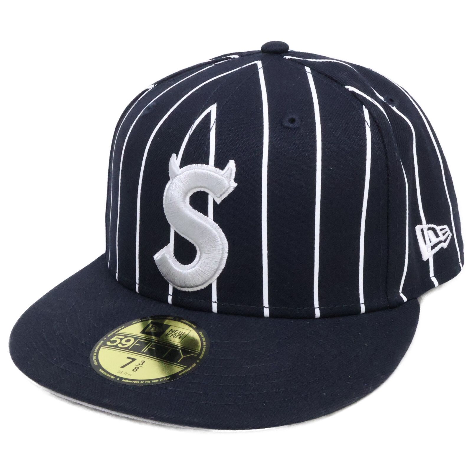 New Era × Supreme Supreme S Logo New Era Devil Hat Brown 8 | Grailed