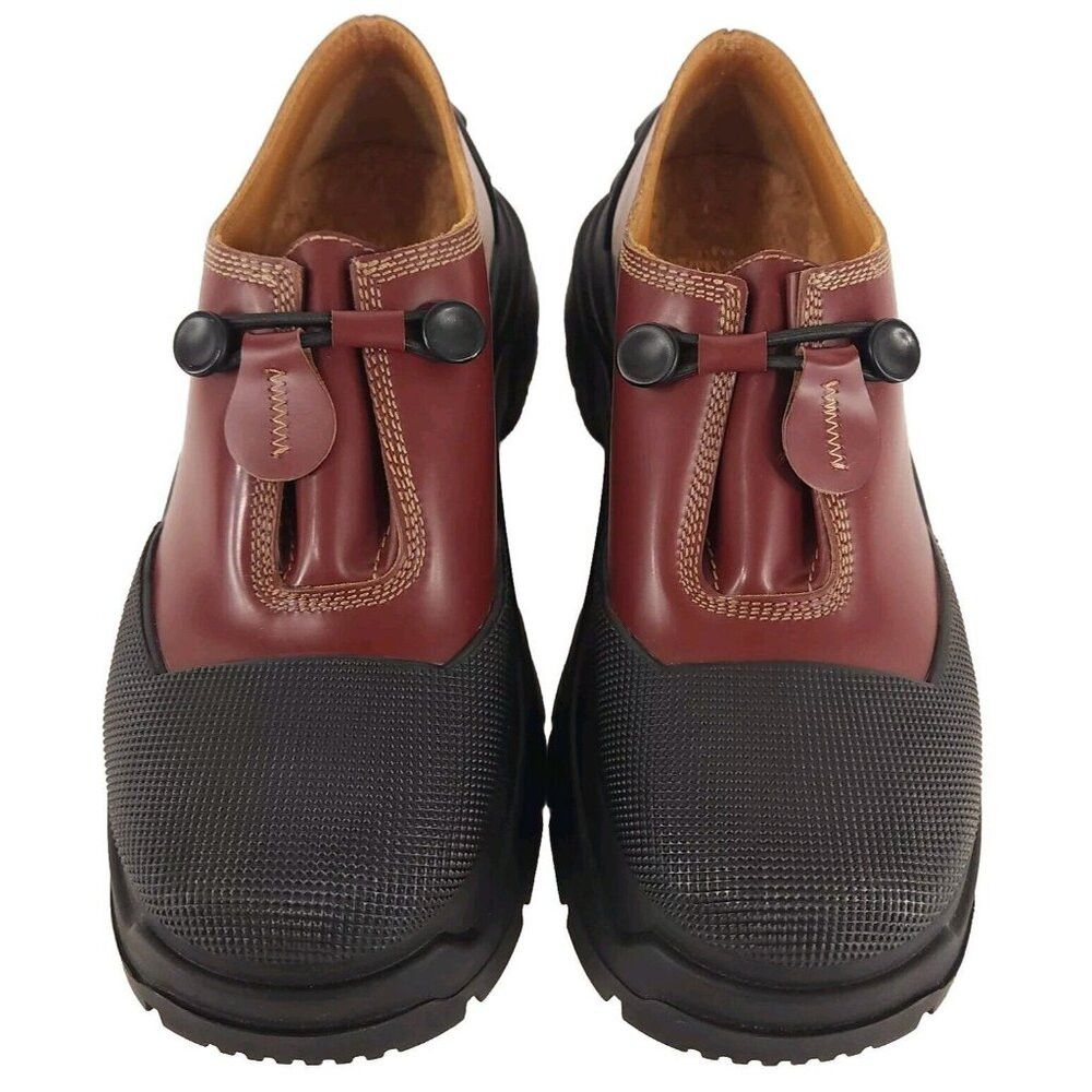 Maison Margiela MM6 Maison Margiela Chunky Oxfords 35 US 5 Women's Burgundy Size US 5 / IT 35 - 2 Thumbnail