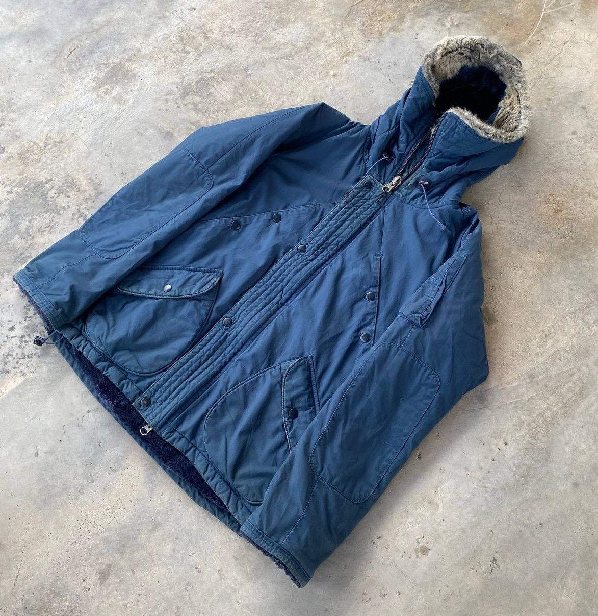 Nonnative VINTAGE NONNATIVE MILITARY COLD JACKET SHERPA FUR HOODIE Size US M / EU 48-50 / 2 - 2 Thumbnail