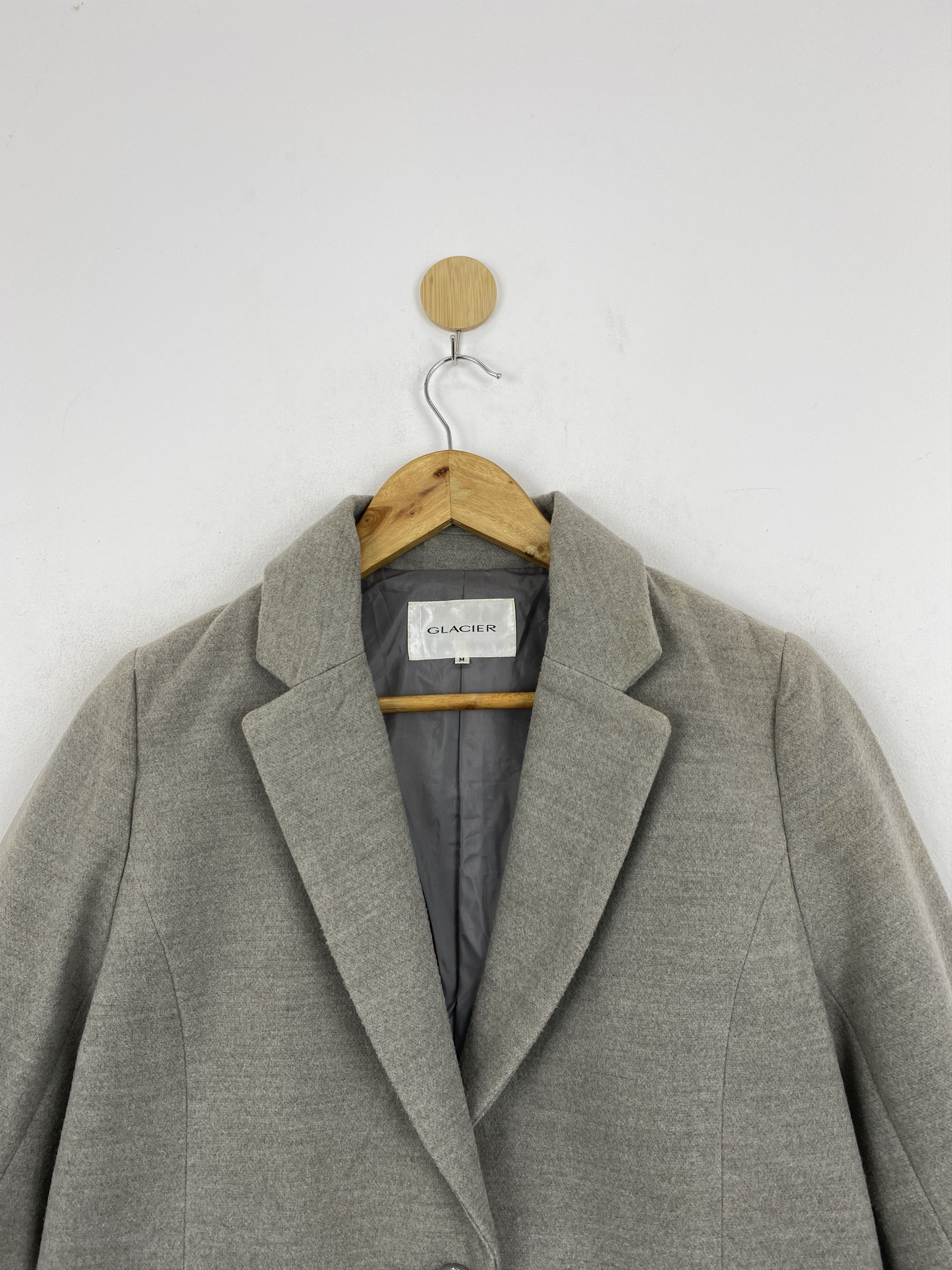Japanese Brand Vtg Japanese Brand Glacier Button Up Gray Coat Jacket JA0068 Size US M / EU 48-50 / 2 - 3 Thumbnail