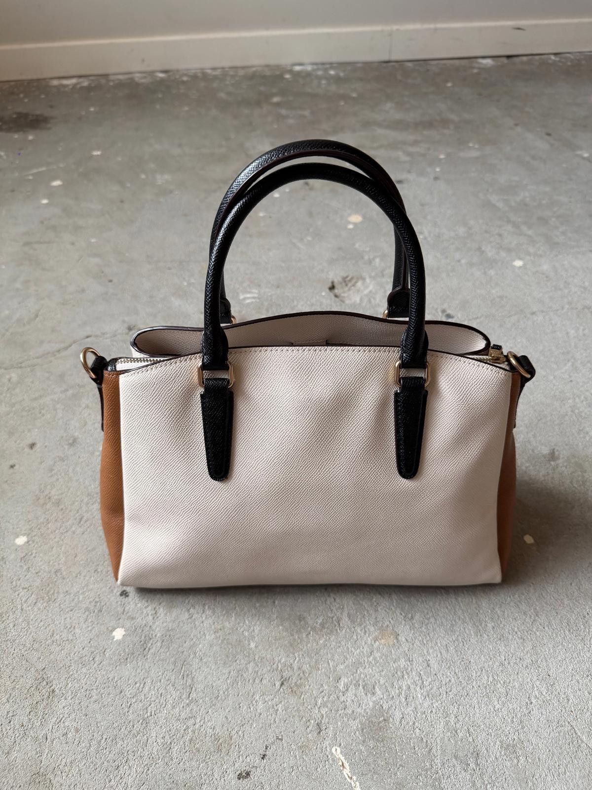 Coach Coach Margot Carryall Colorblock Shoulder Bag White Size ONE SIZE - 6 Thumbnail