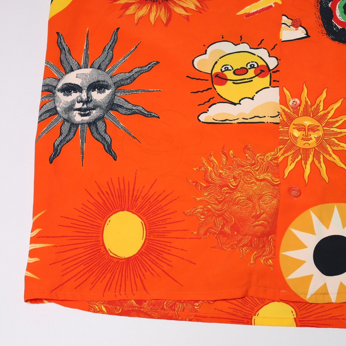 Moschino Moschino Jeans Vintage Short Sleeve Shirt Printed Orange Sun Size US M / EU 48-50 / 2 - 4 Thumbnail