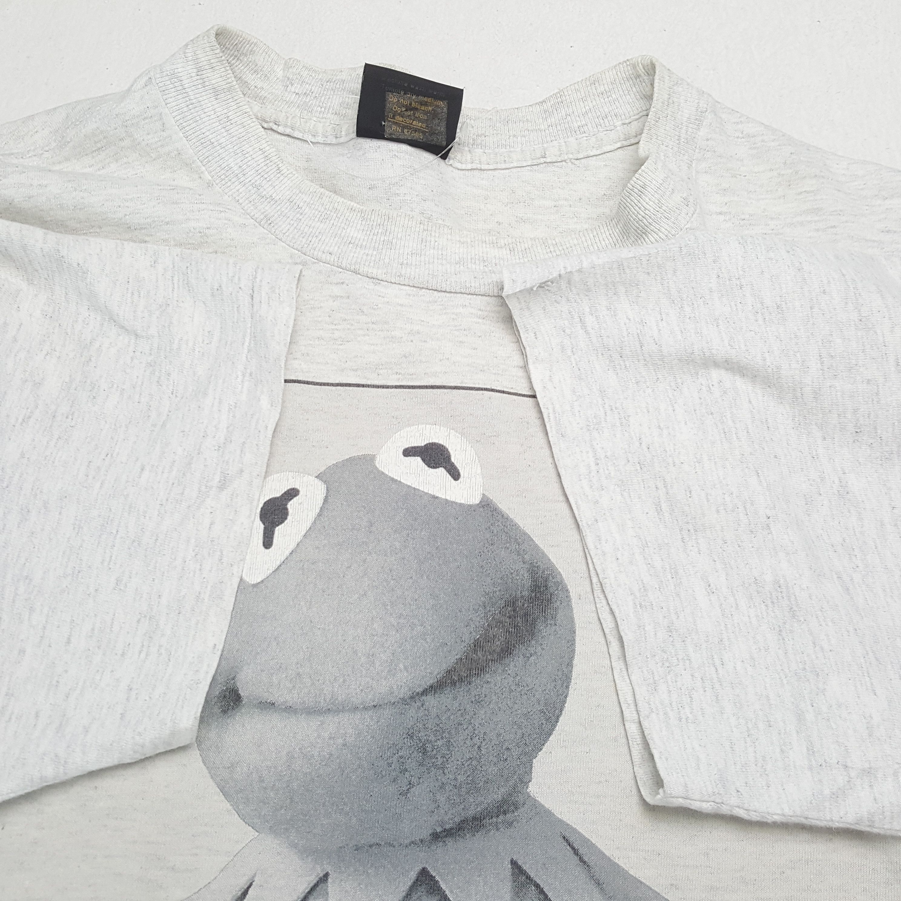 Vintage KERMIT CLEIN Parody CK Brand Streetwear Style Tshirt Size US L / EU 52-54 / 3 - 6 Thumbnail