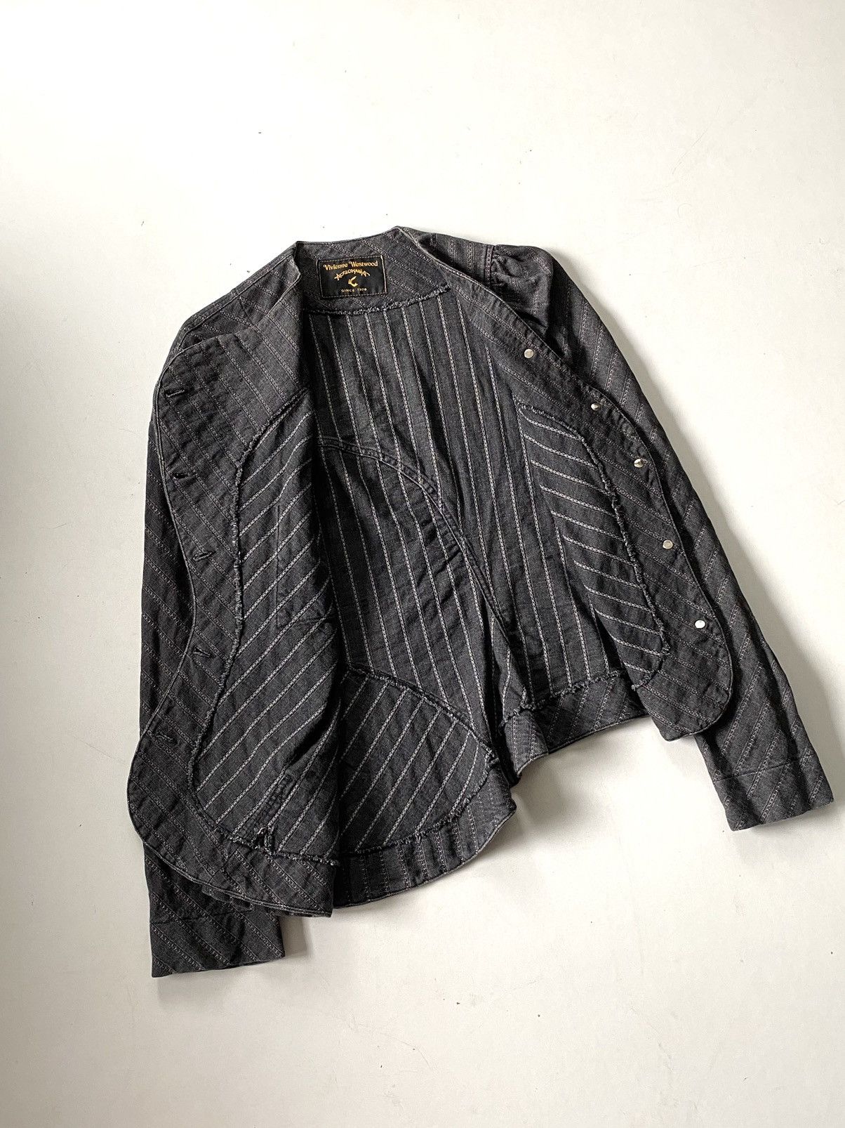 Vivienne Westwood 🔥Vintage 90s Vivienne Westwood Anglomania Drunken Jacket Size M / US 6-8 / IT 42-44 - 7 Thumbnail