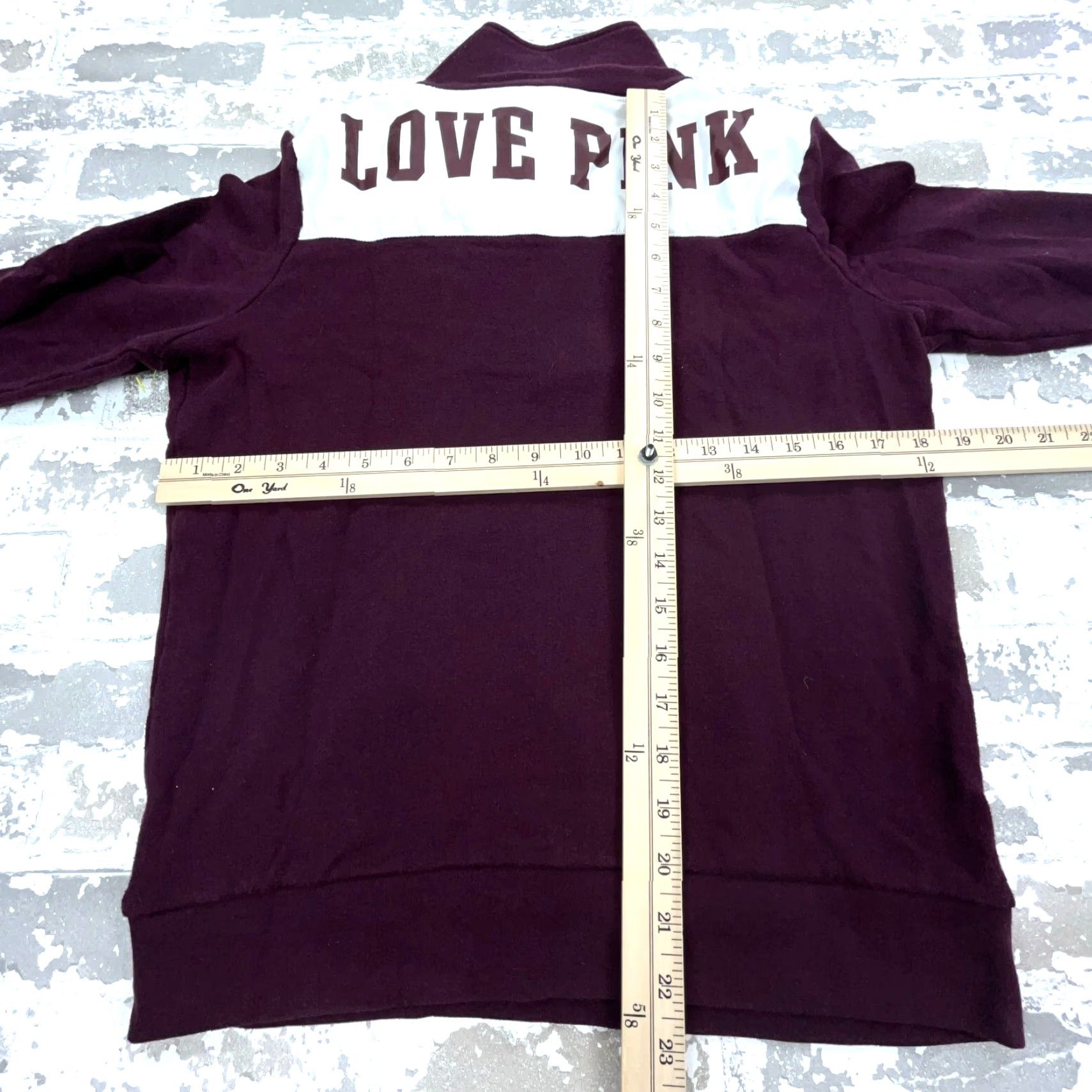 Victoria's Secret Victoria's Secret Sweatshirt Women S Purple Pullover 1/4 Zip Mock Neck Zip Logo Fleece Coat T Size S / US 4 / IT 40 - 6 Thumbnail