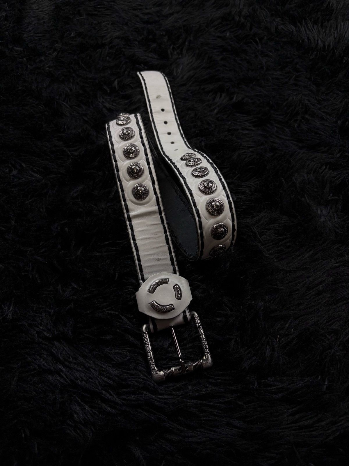 New Rock Rare New Rock Avant Garde Archive Leather Belt Size ONE SIZE - 1 Thumbnail
