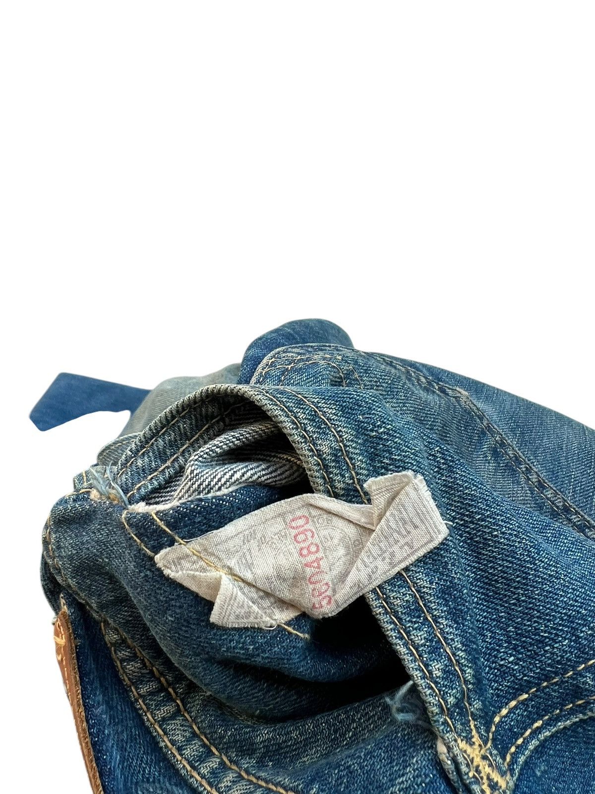 Lee Dirty Mud Stains Denim 90s Lee WW2 Model Selvedge Jeans Size US 32 / EU 48 - 25 Thumbnail