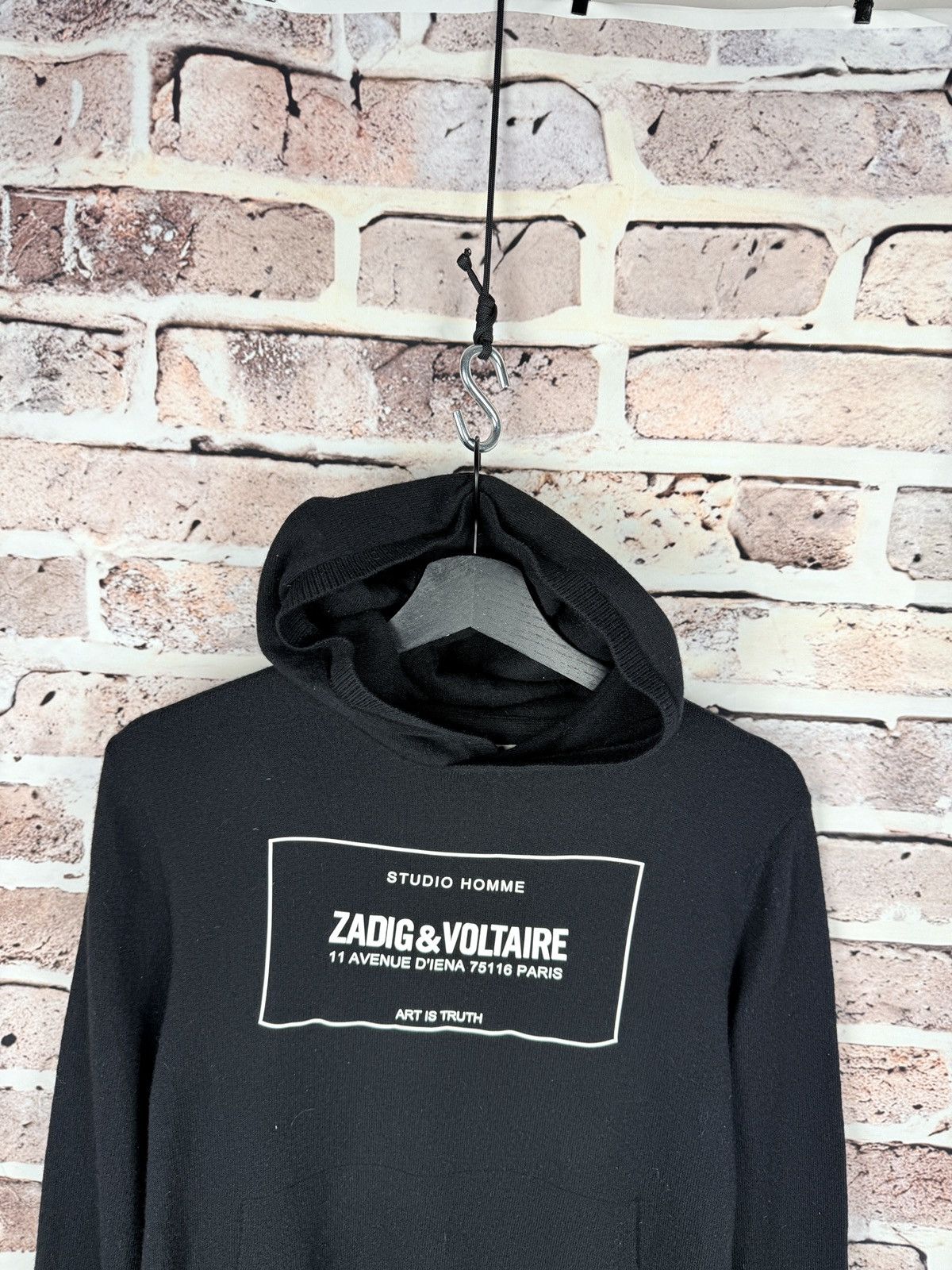 Designer × Zadig & Voltaire Very rare zadig & voltaire wool oversize sweater hoodie Size S / US 4 / IT 40 - 5 Thumbnail