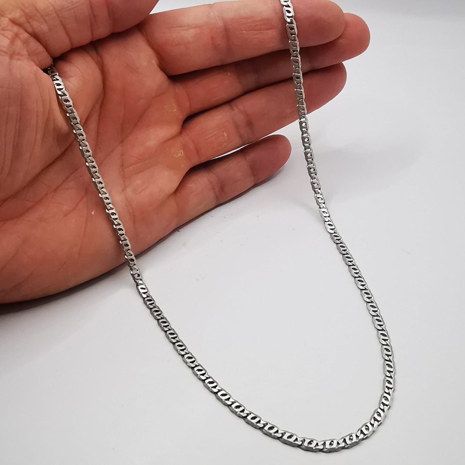 Sterling Silver Vintage Jewelry Chain, 925 Sterling Silver, Signed 13,97g Size ONE SIZE - 4 Thumbnail
