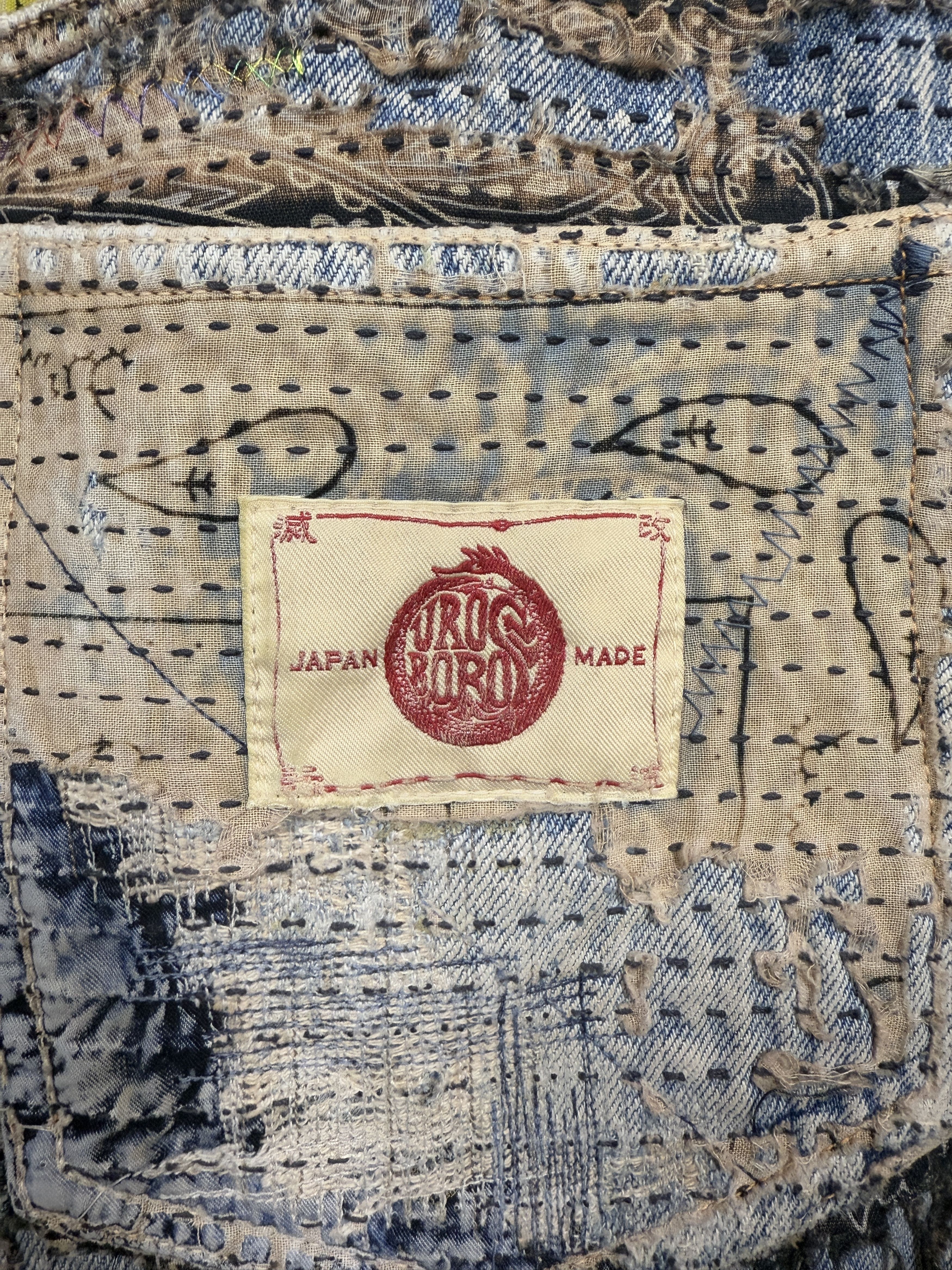 Proleta Re Art #25 Proleta Re Art PSYCHEDELIC Distressed Denim Jeans Size US 34 / EU 50 - 3 Thumbnail