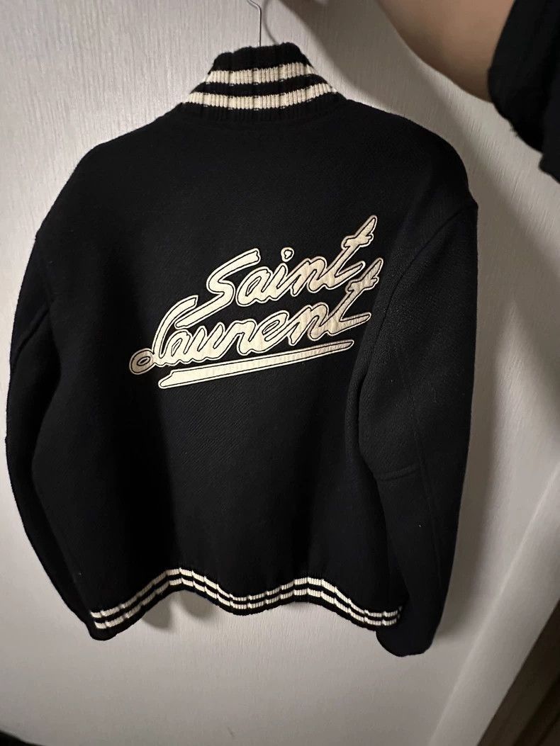 Saint Laurent Paris Saint Laurent Paris Signature baseball jacket-2506 Size US L / EU 52-54 / 3 - 3 Thumbnail