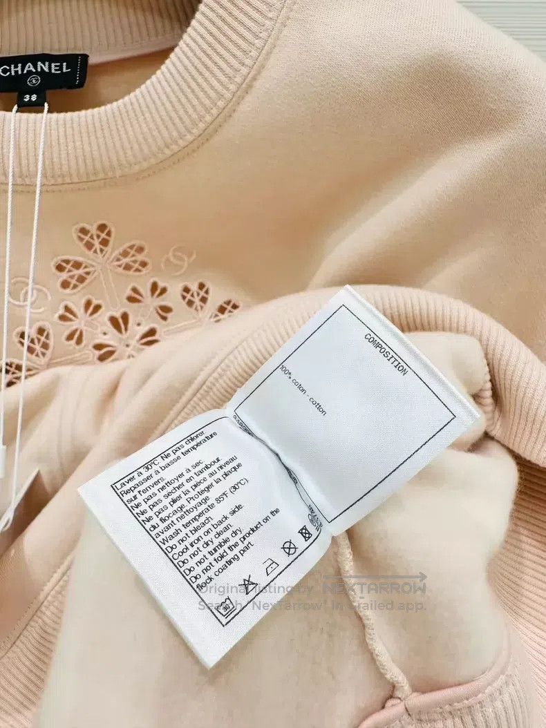 Chanel Chanel Nude-coloured hollow sweatshirt Size XS / US 0-2 / IT 36-38 - 7 Thumbnail