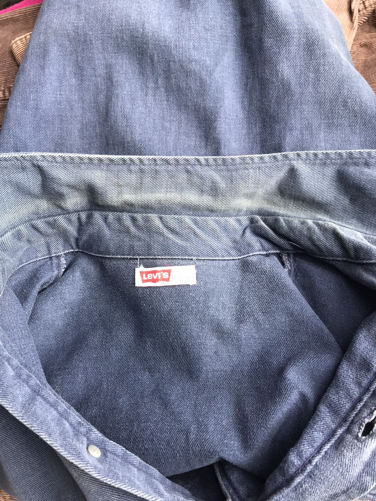 Levi's Vintage Levis Button Ups White Tab Faded Heavy Shirt Size US M / EU 48-50 / 2 - 7 Thumbnail
