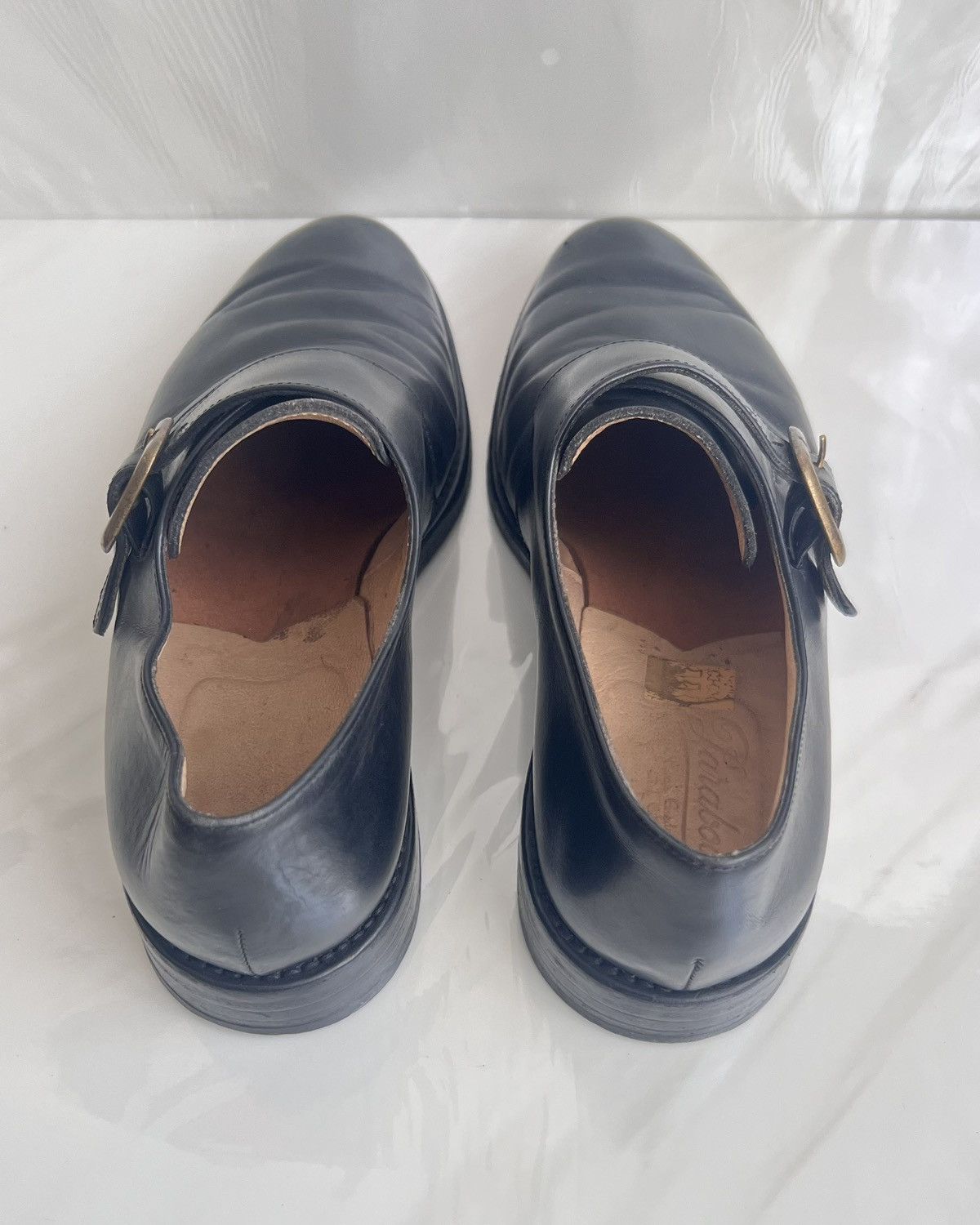 Paraboot Paraboot black leather single monk strap Dress shoes Size US 9 / EU 42 - 11 Thumbnail