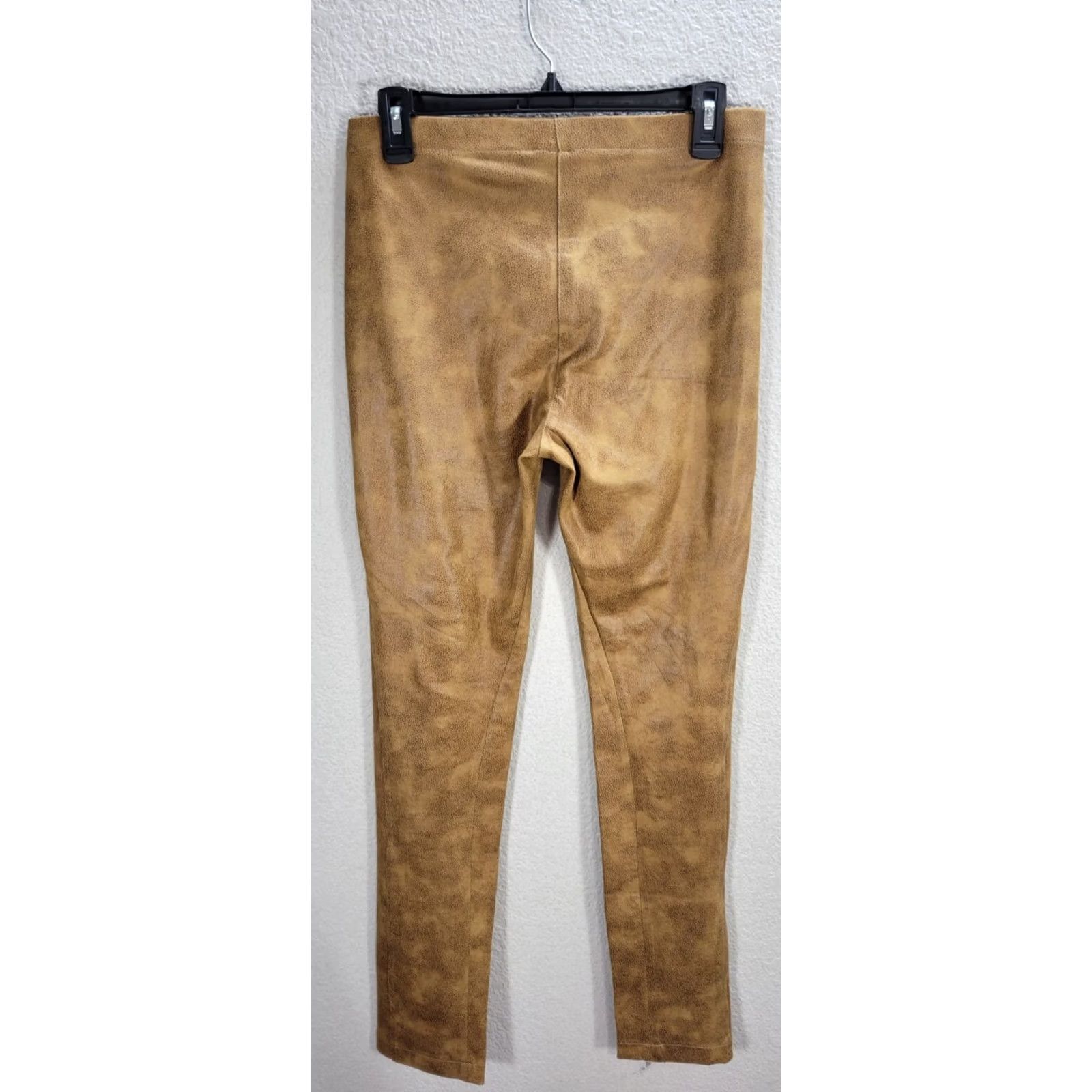 Vintage VINTAGE Paris Faux Leather Pull On Pants Leggings Women Brown 6 42 US 6 Style: Leggings Size 28" / US 6 / IT 42 - 5 Thumbnail