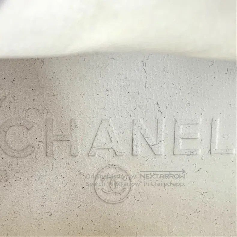 Chanel Chanel Dark blue woven tweed stitching casual high-top sne Size US 8.5 / IT 38.5 - 7 Thumbnail