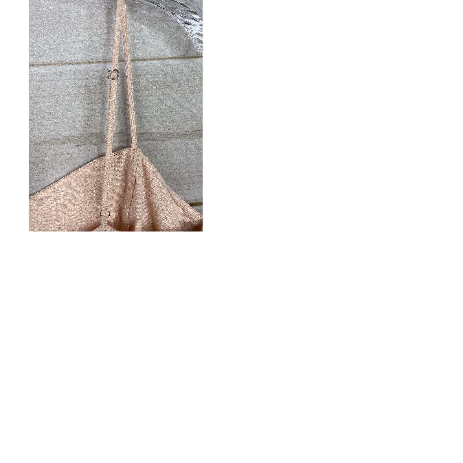 Forever 21 Forever 21 Womens Romper One-Piece Jumpsuit Sleeveless L Pink Linen NWT Bohemian Casual Summer Size 36" / US 14 / IT 50 - 9 Thumbnail