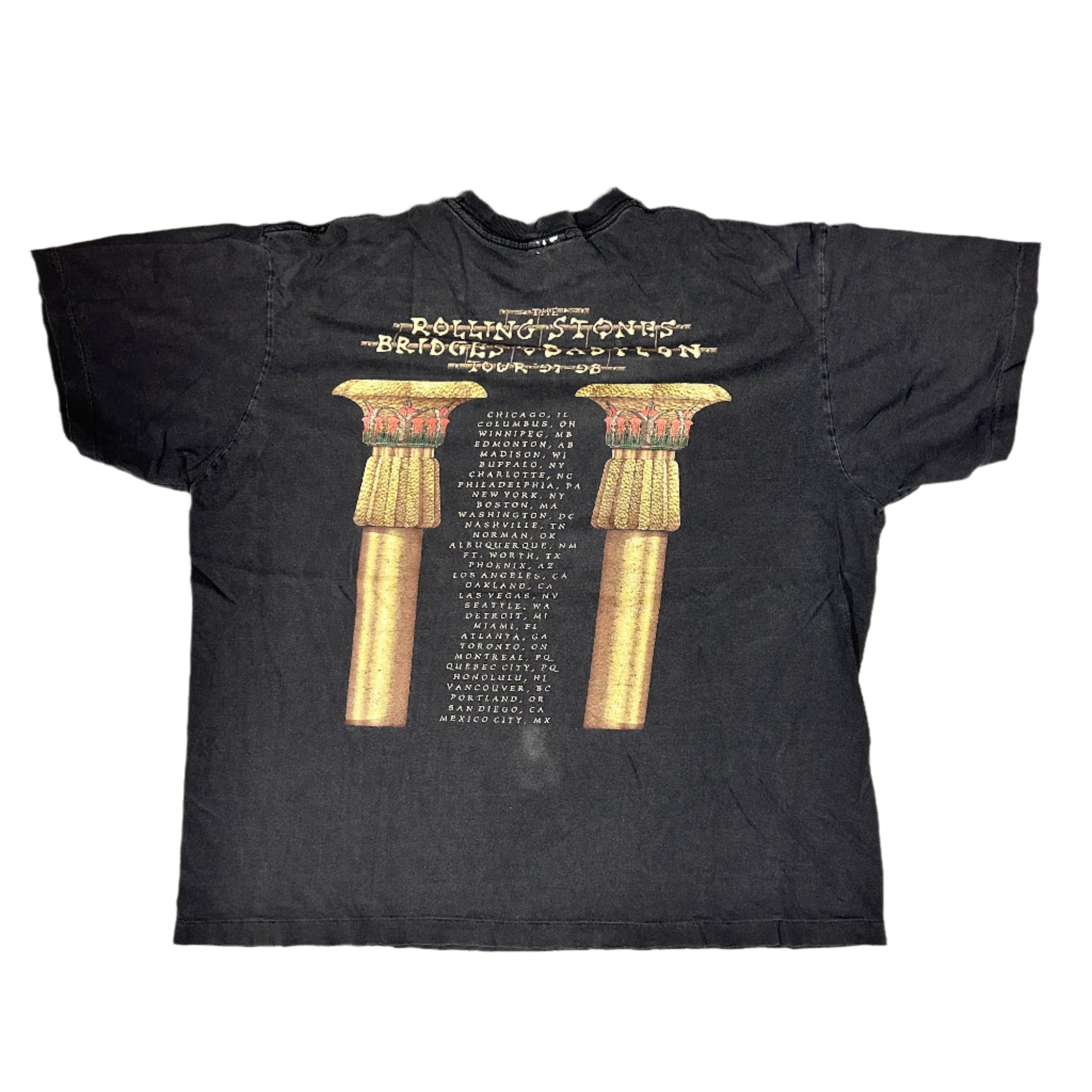 Other Vintage 90s Rolling Stones "Bridges To Babylon" 1997 Tour T-Shirt Size US L / EU 52-54 / 3 - 1 Thumbnail